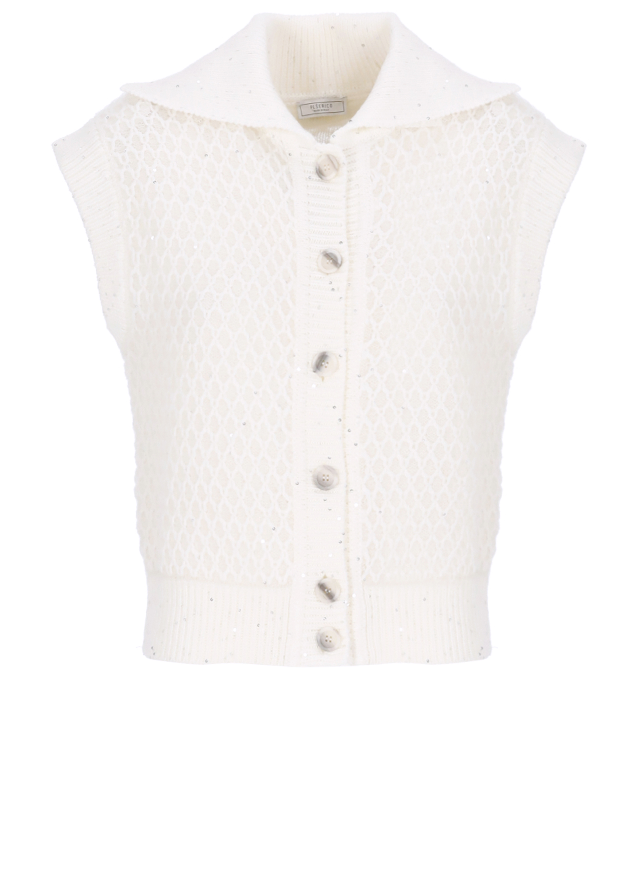 Peserico Sweaters Ivory A93129F059285A03A (PESERICO / ベスト ) | PESERICO (ペセリコ)
