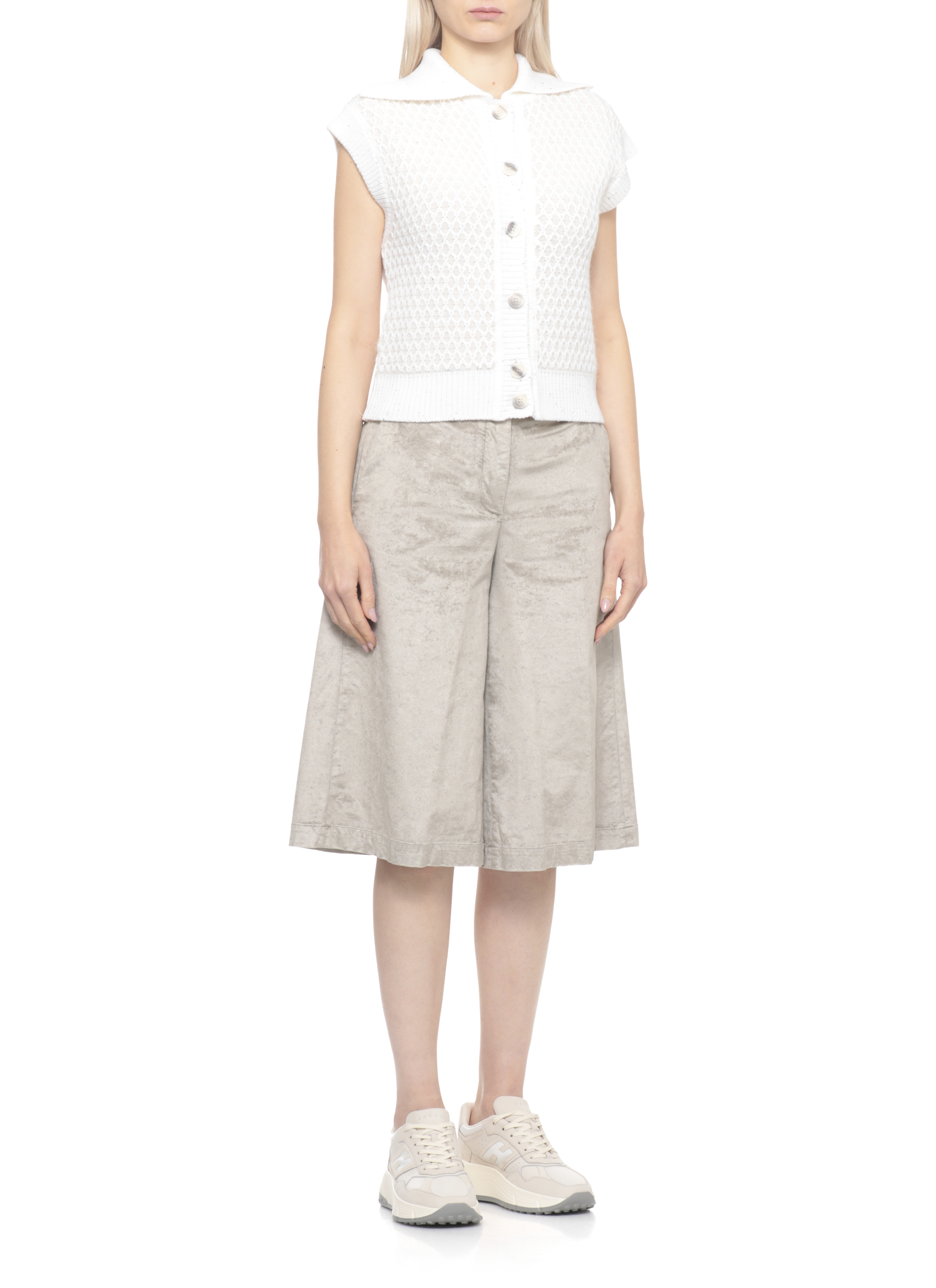 Peserico Sweaters Ivory A93129F059285A03A (PESERICO / ベスト ) | PESERICO (ペセリコ)(1)