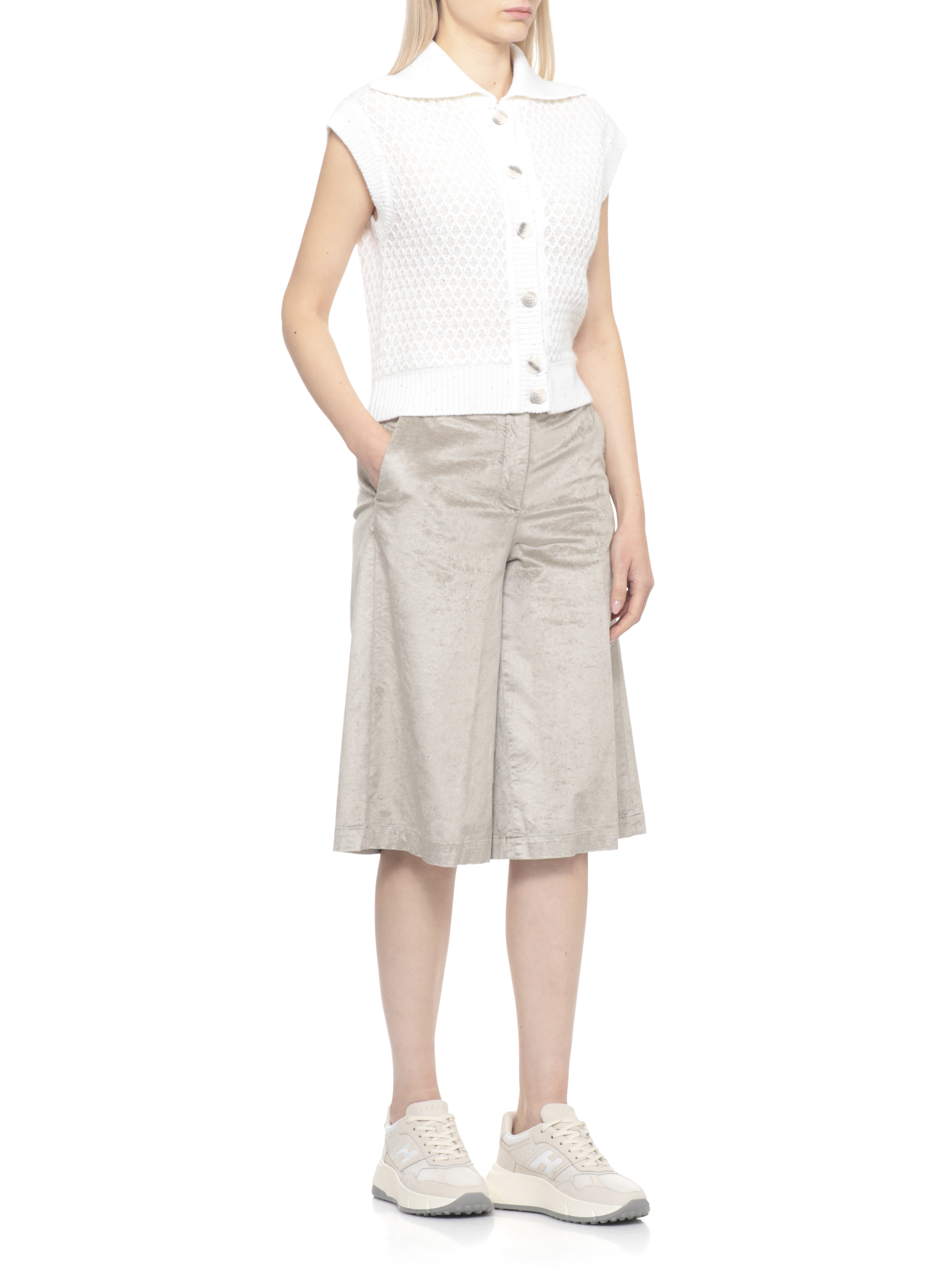 Peserico Sweaters Ivory A93129F059285A03A (PESERICO / ベスト ) | PESERICO (ペセリコ)(4)