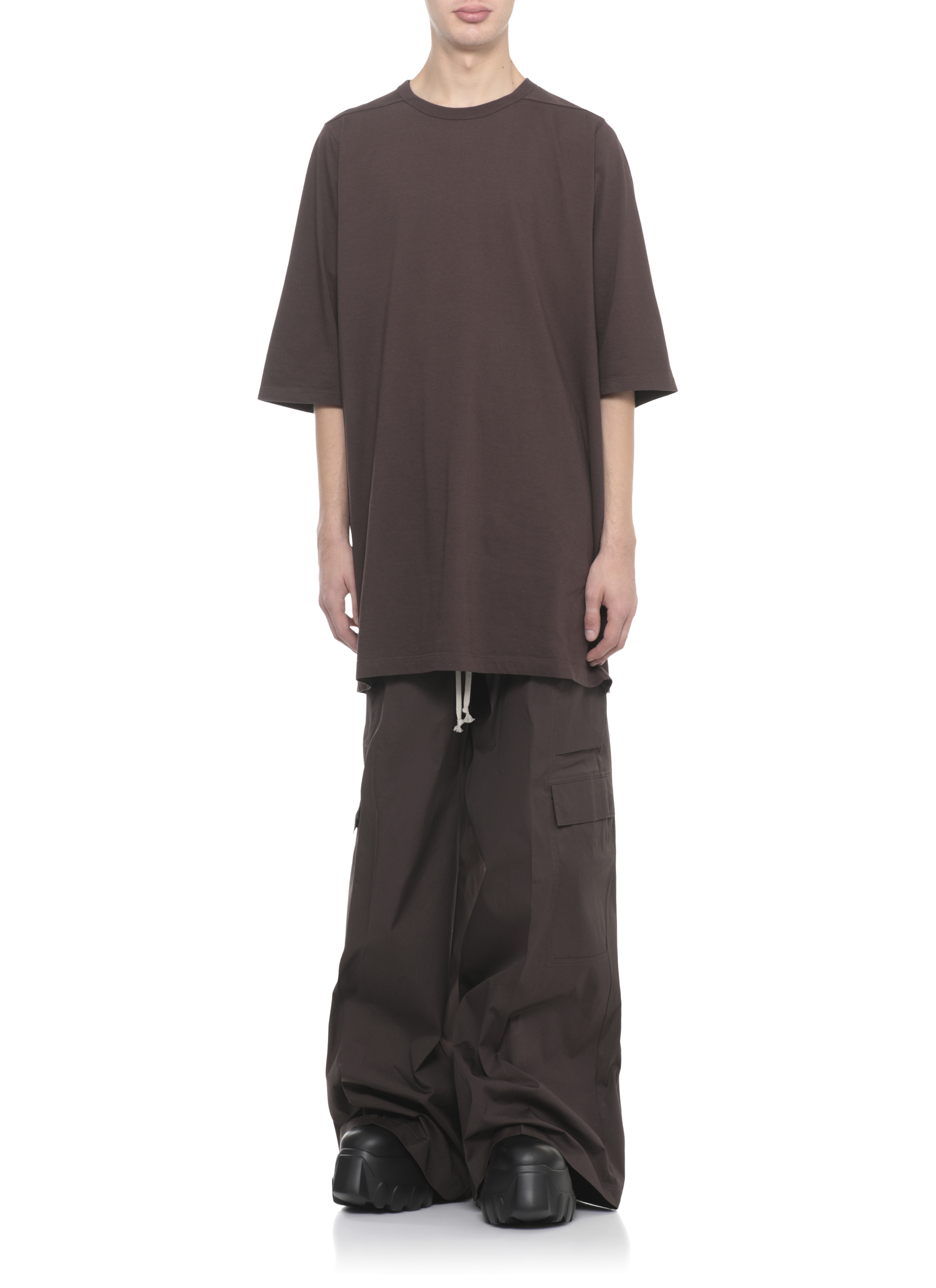 Rick Owens T-shirts and Polos Brown RU02E1274JA78 (Rick Owens / Tシャツ・カットソー ) | Rick Owens (リック オウエンス)(1)