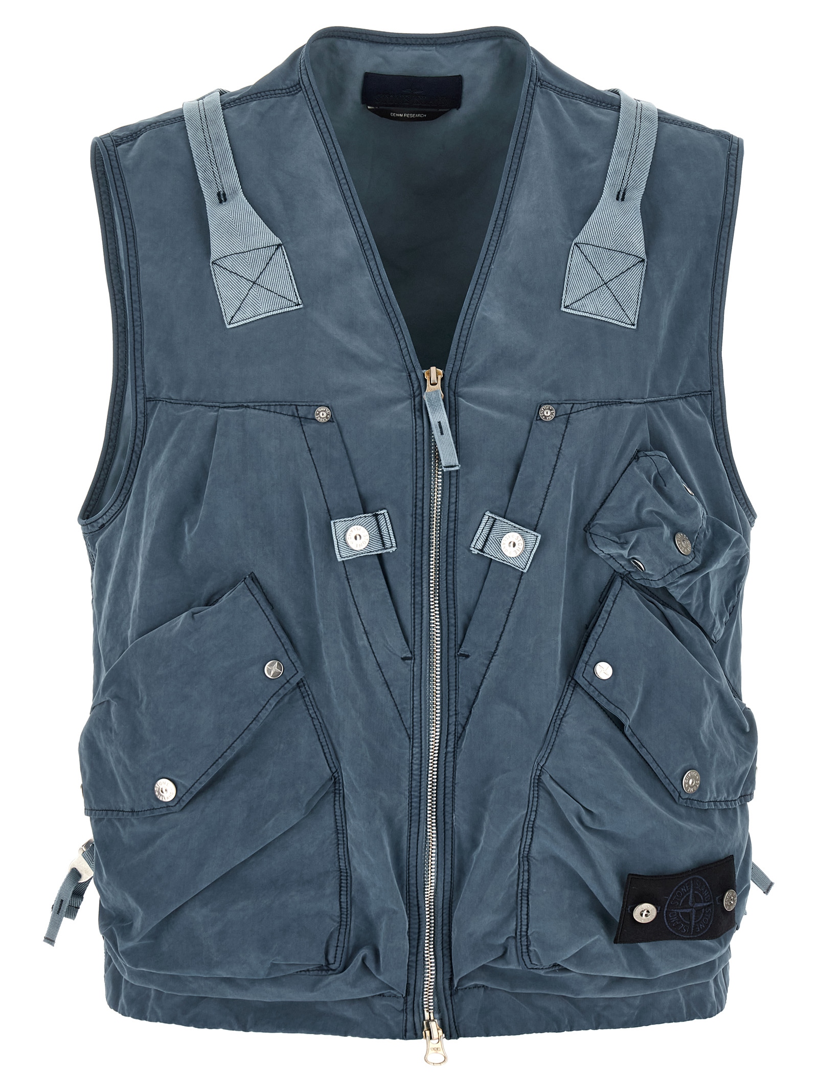 'G100016 David Light Indigo-Tc' vest K2S15G100016S0J14V0021 (STONE ISLAND / ベスト ) | STONE ISLAND (ストーンアイランド)