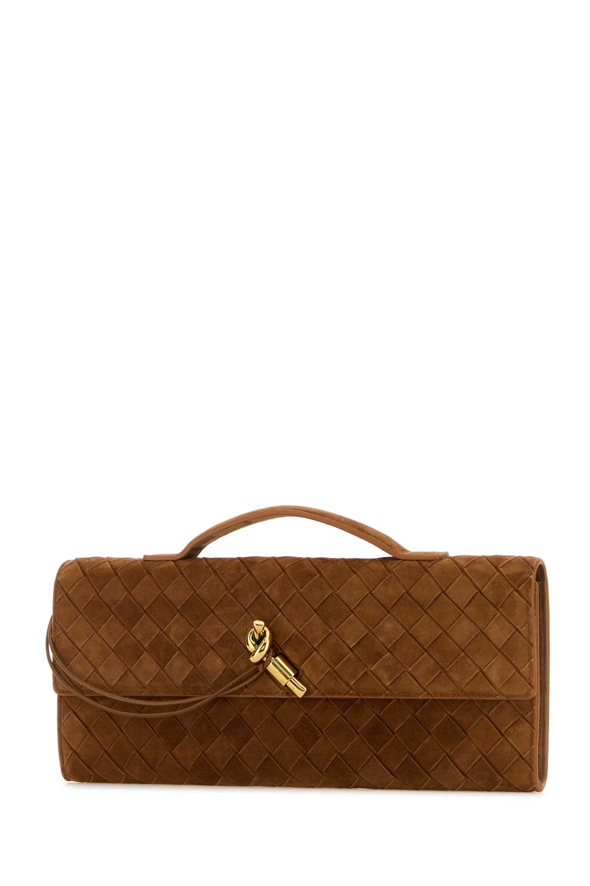 Caramel suede Andiamo handbag 741511V60F12599 (Bottega Veneta / クラッチバッグ・ポーチ ) | Bottega Veneta (ボッテガ・ヴェネタ)(1)
