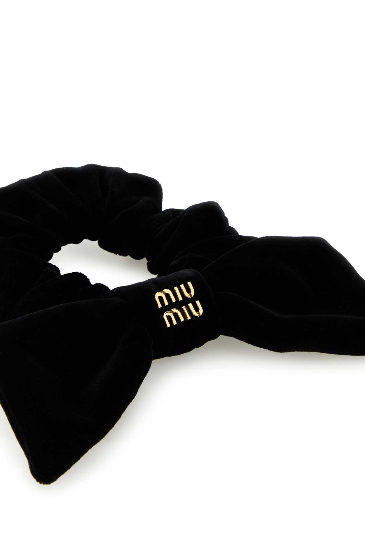 Black velvet scrunchie 5IF181068F0002 (MIU MIU / ヘッドアクセサリー ) | MIU MIU (ミュウミュウ)(1)