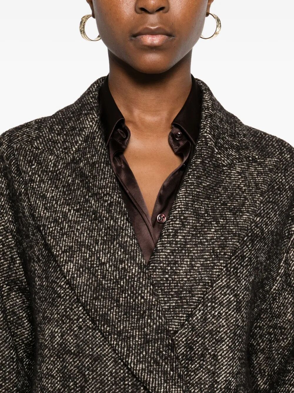 LINDEN DOUBLE-BREASTED WOOL COAT LINDEN340319EM871 (TAGLIATORE / コート ) | TAGLIATORE (タリアトーレ)(3)