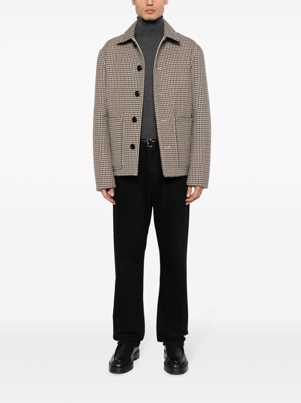 RICHARDS EXTRA FINE MERINO WOOL TURTLENECK RICHARDSCHARCOAL (JOHN SMEDLEY / ニット・セーター・カーディガン ) | JOHN SMEDLEY (ジョンスメドレー)(1)