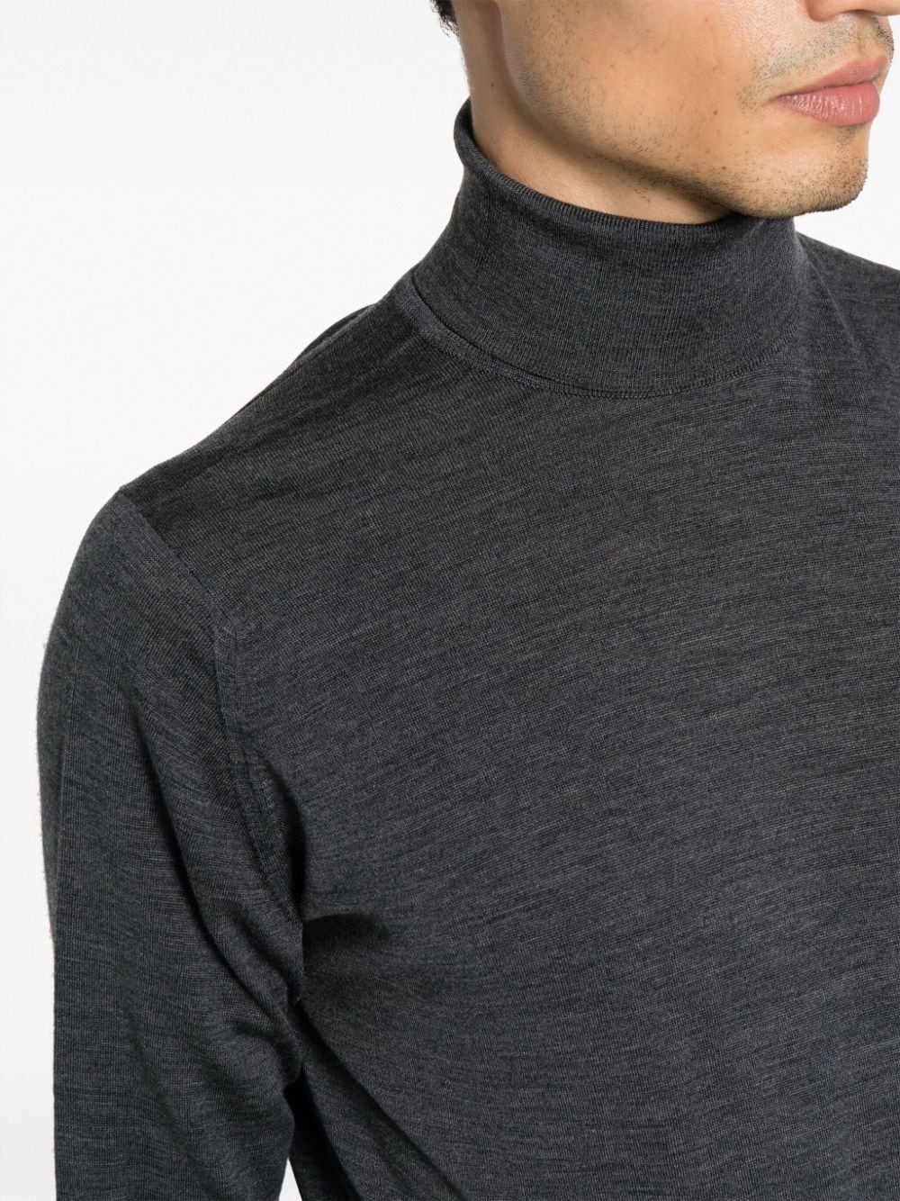 RICHARDS EXTRA FINE MERINO WOOL TURTLENECK RICHARDSCHARCOAL (JOHN SMEDLEY / ニット・セーター・カーディガン ) | JOHN SMEDLEY (ジョンスメドレー)(2)