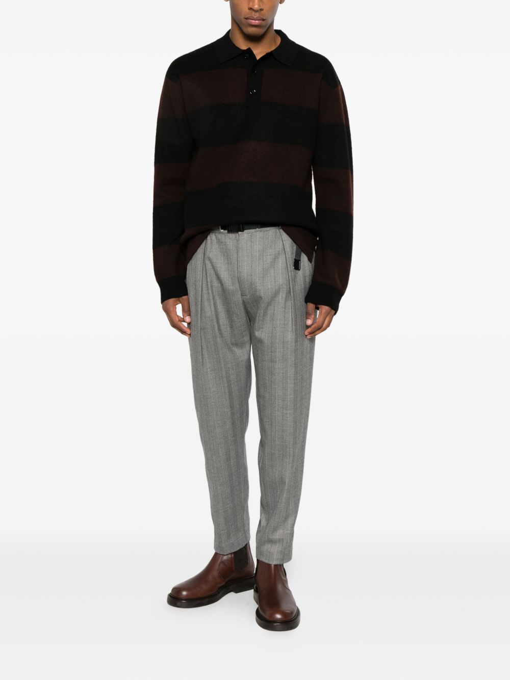 WHITE SAND Trousers Grey 25WSU80573199 (WHITE SAND / パンツ ) | WHITE SAND (ホワイトサンド)(2)