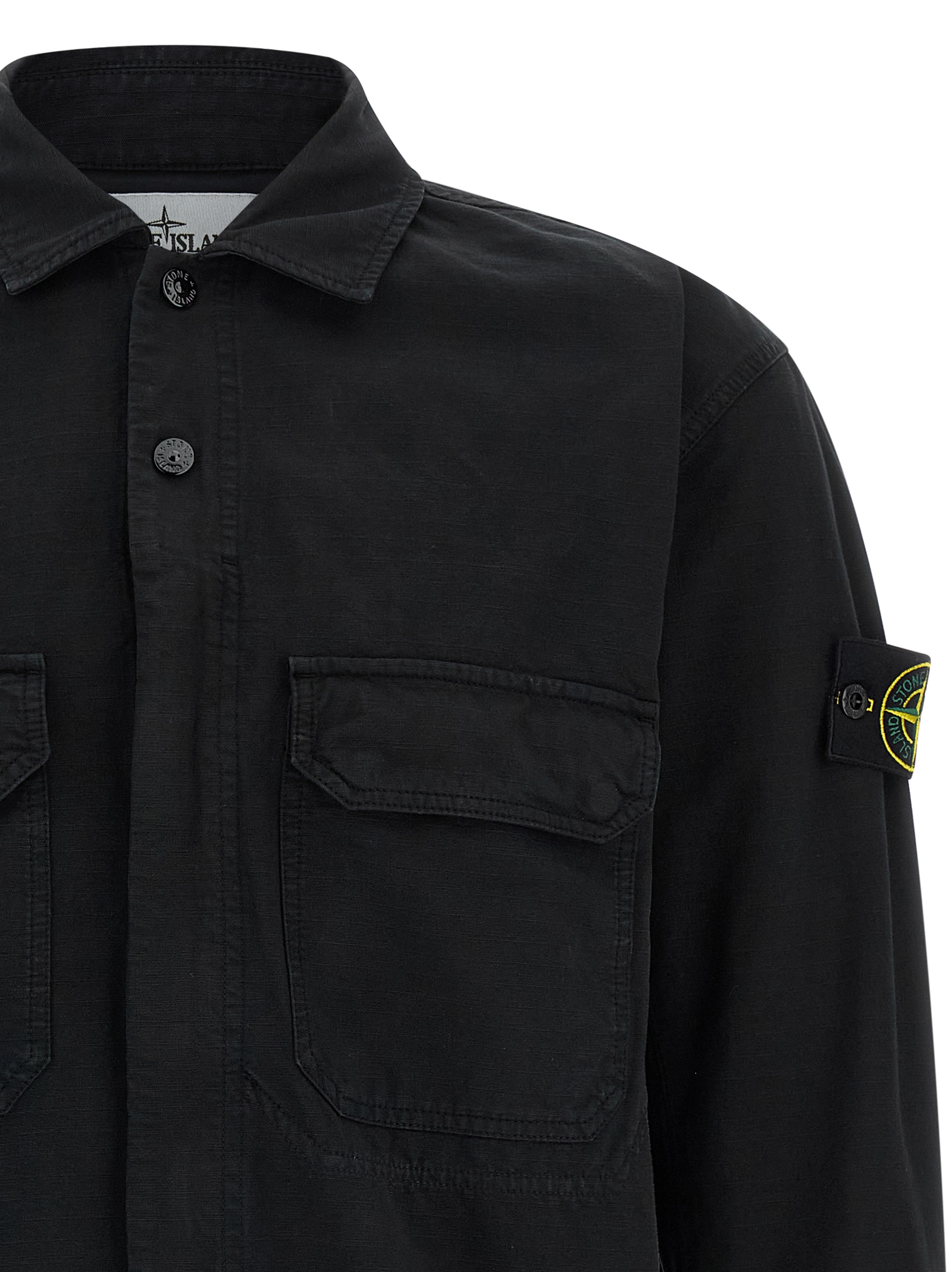 Raw cotton overshirt K2S151200009S0211V0029 (STONE ISLAND / シャツ・ブラウス ) | STONE ISLAND (ストーンアイランド)(2)