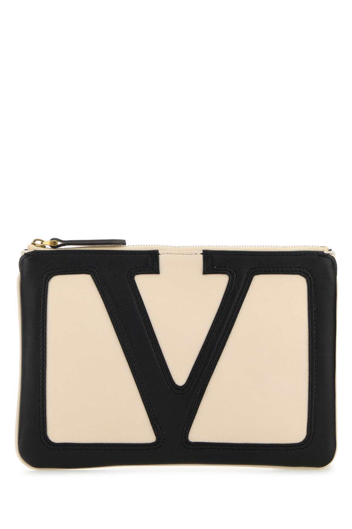 Ivory nappa leather Viva Superstar clutch 7W2P0AR2PTJR4V (Valentino Garavani / クラッチバッグ・ポーチ ) | Valentino Garavani (ヴァレンティノ)