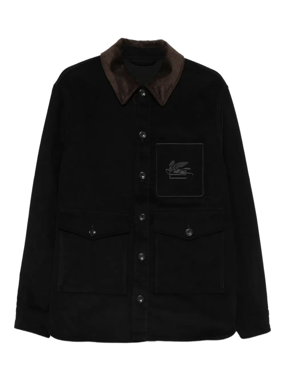 WORKWEAR COTTON JACKET WITH PEGASO EMBROIDERY MRBA008199TU5M0B0065 (ETRO / カジュアルジャケット ) | ETRO (エトロ)