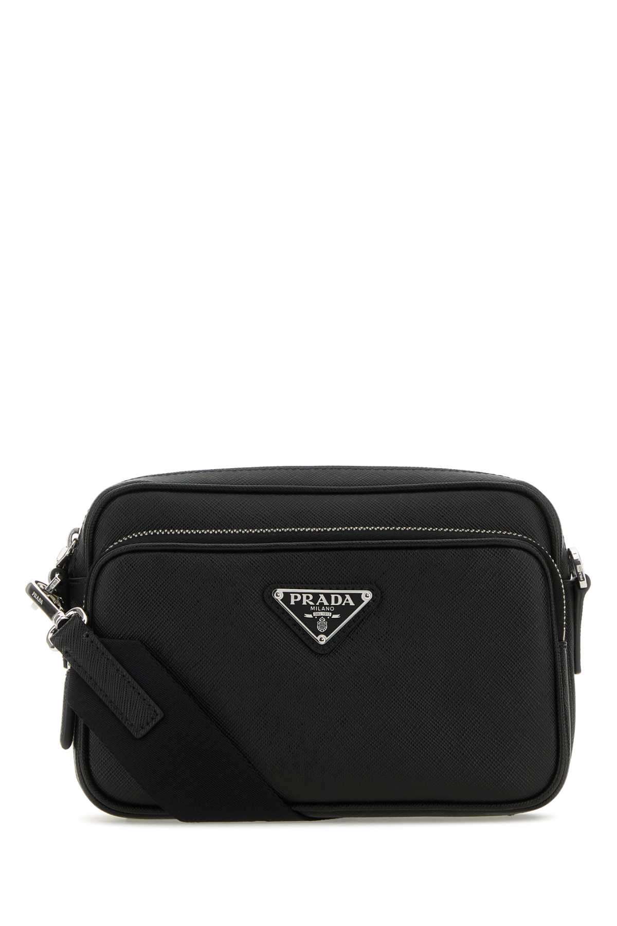 Black leather crossbody bag 2VH1709Z2F0002 (Prada / ハンドバッグ・ショルダーバッグ ) | Prada (プラダ)