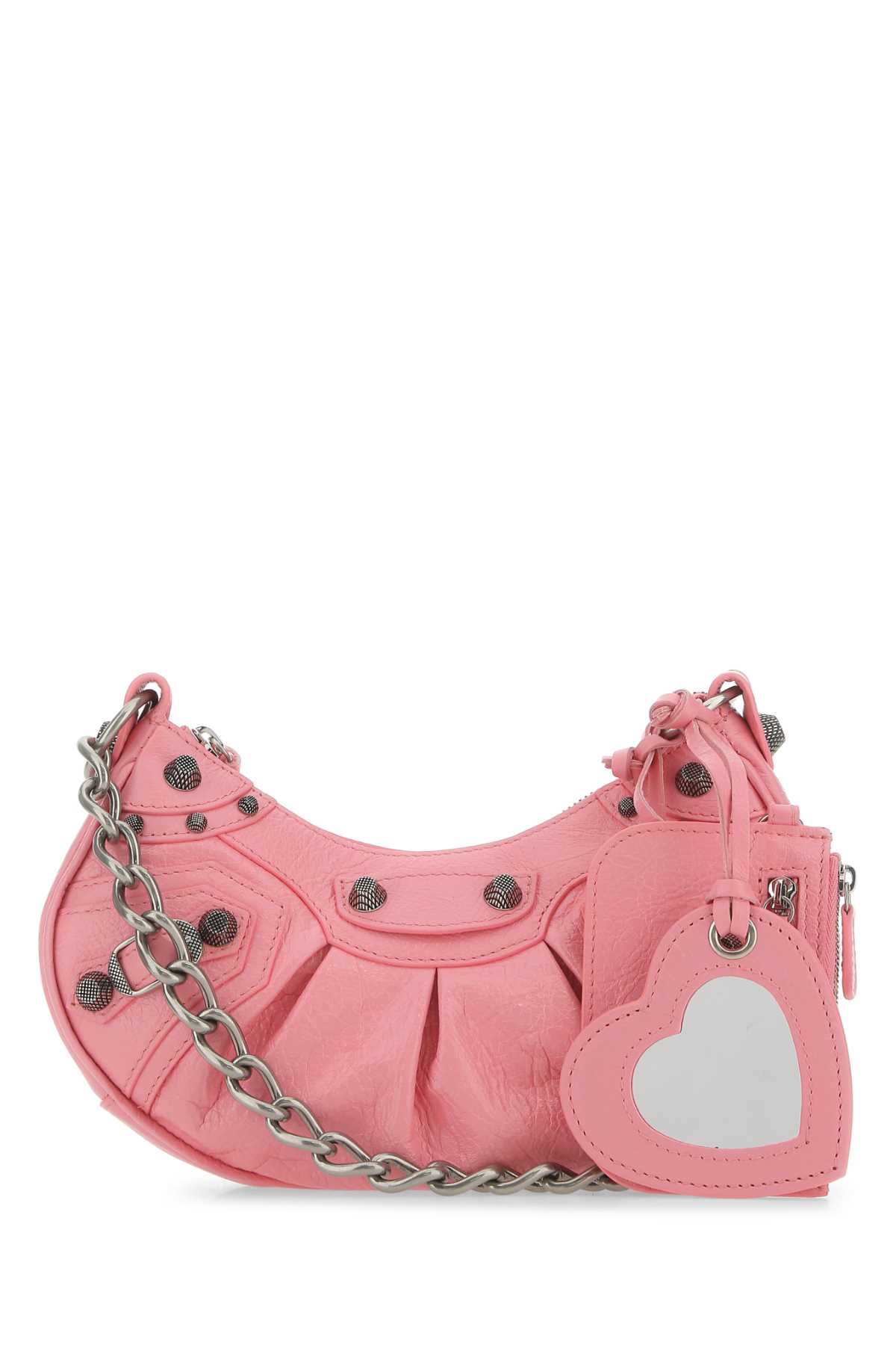 Pink nappa leather Le Cagole XS crossbody bag 7128131VG9Y5812 (Balenciaga / ハンドバッグ・ショルダーバッグ ) | Balenciaga (バレンシアガ)