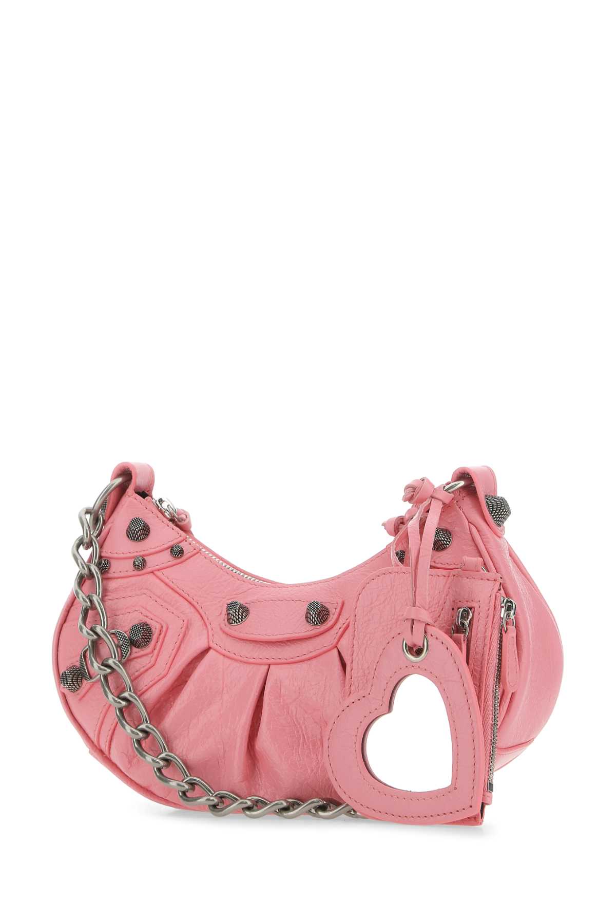 Pink nappa leather Le Cagole XS crossbody bag 7128131VG9Y5812 (Balenciaga / ハンドバッグ・ショルダーバッグ ) | Balenciaga (バレンシアガ)(1)