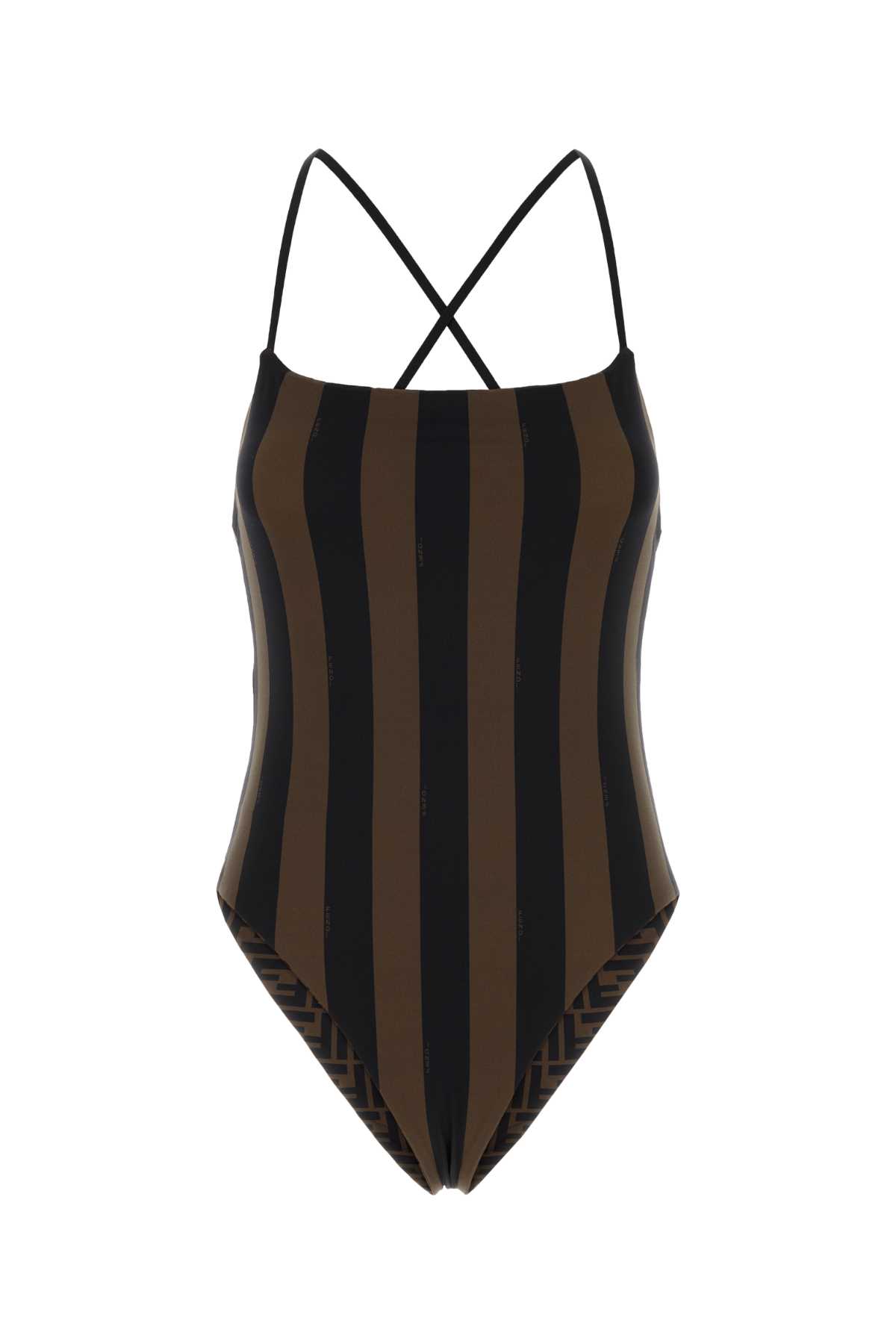 Printed Lycra® reversbile swimsuit FXBA27AQBYF13IZ (FENDI / スイムウェア ) | FENDI (フェンディ)