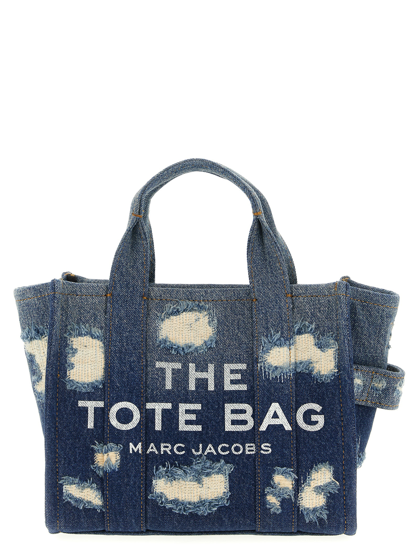 'The Rip And Repair Denim Small Tote' shopping bag 2P5HTT022H03491 (Marc Jacobs / トートバッグ ) | Marc Jacobs (マーク ジェイコブス)