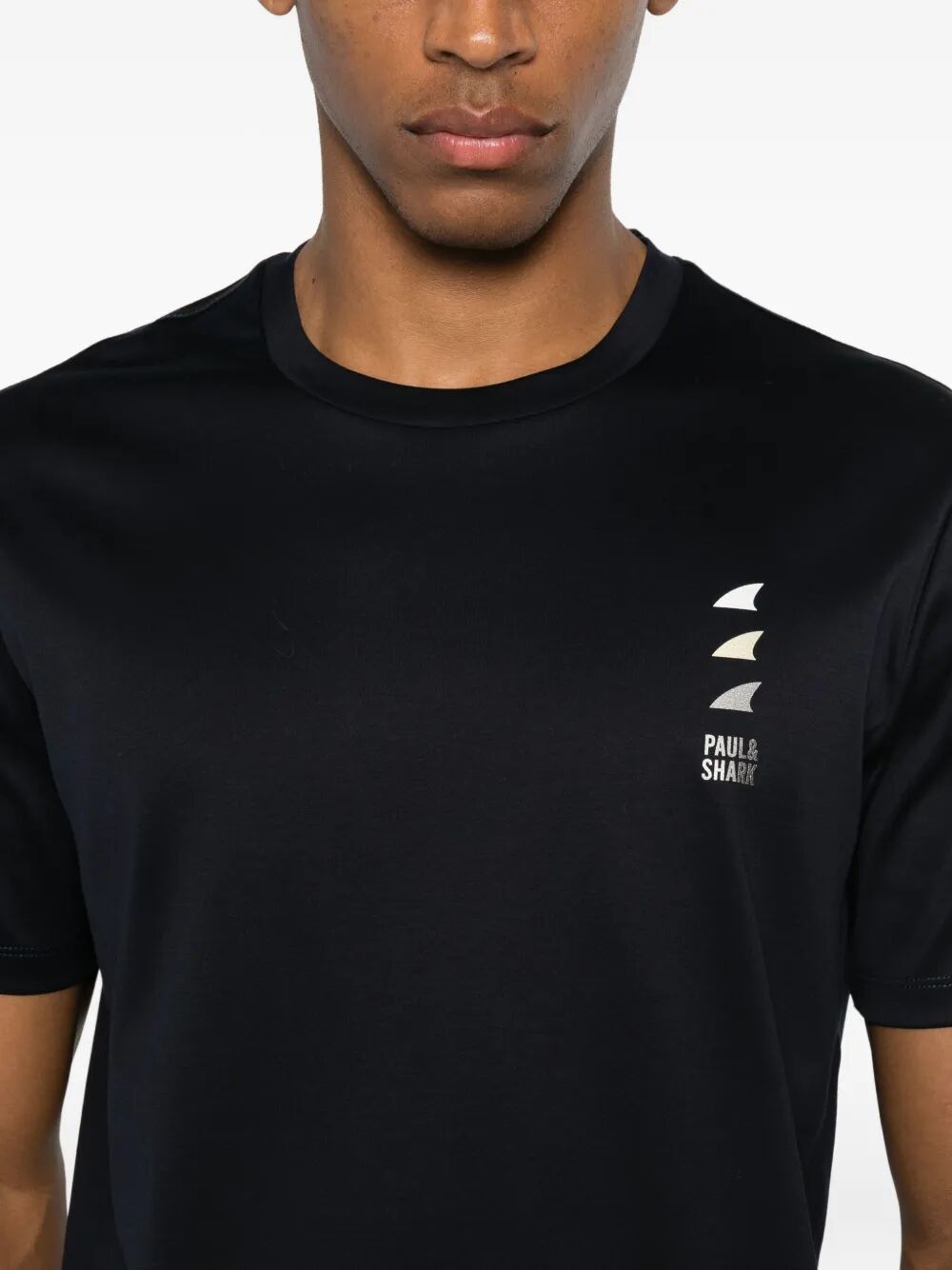 LOGO-PRINT COTTON T-SHIRT 15311628050 (PAUL & SHARK / Tシャツ・カットソー ) | PAUL & SHARK (ポールアンドシャーク)(3)