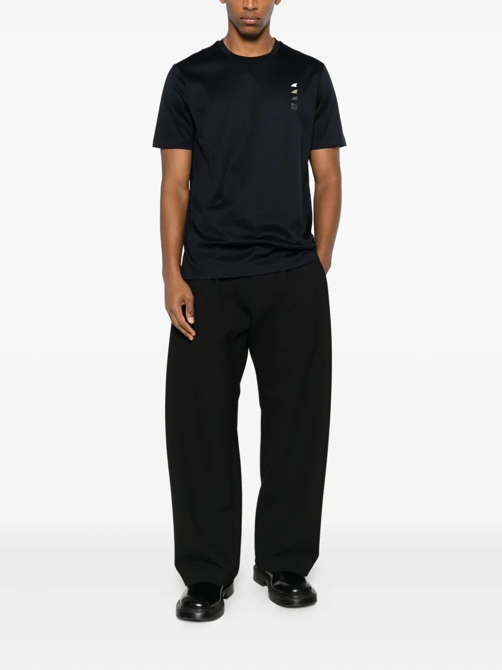 LOGO-PRINT COTTON T-SHIRT 15311628050 (PAUL & SHARK / Tシャツ・カットソー ) | PAUL & SHARK (ポールアンドシャーク)(4)