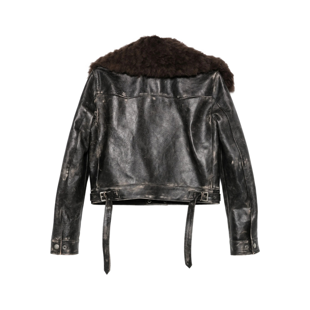 Leather Outerwear Ann Demeulemeester B0013412LT169D0093 (Ann Demeulemeester / レザー&ファージャケット・コート ) | Ann Demeulemeester (アンドゥムルメステール)(1)