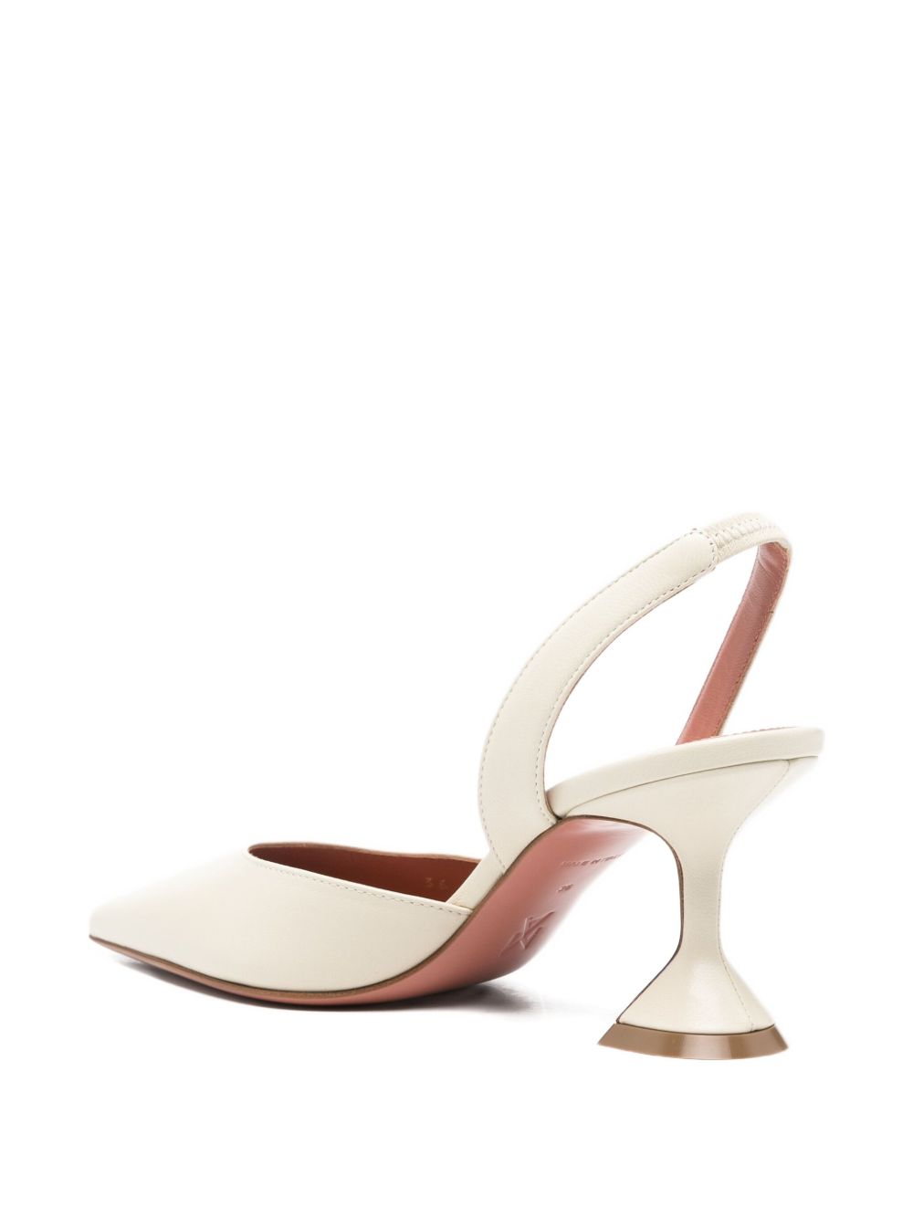 Amina Muaddi With Heel Beige 15S365706HOLALMOND (AMINA MUADDI / パンプス・ハイヒール ) | AMINA MUADDI (アミナ モアディ)(1)