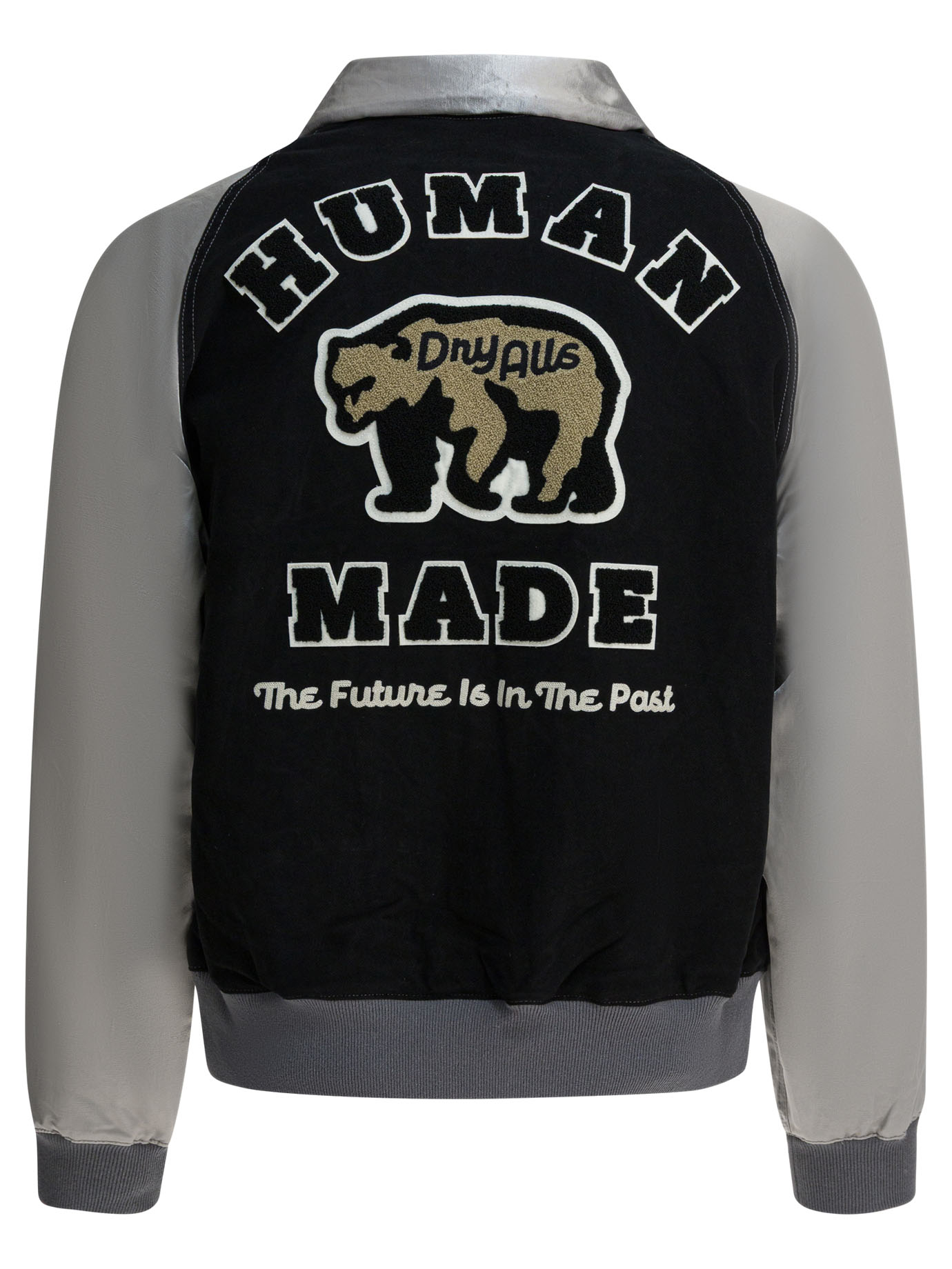 Satin "Varsity" Bomber Jacket HM30JK012BLACK (HUMAN MADE / カジュアルジャケット ) | HUMAN MADE (ヒューマンメイド)(1)