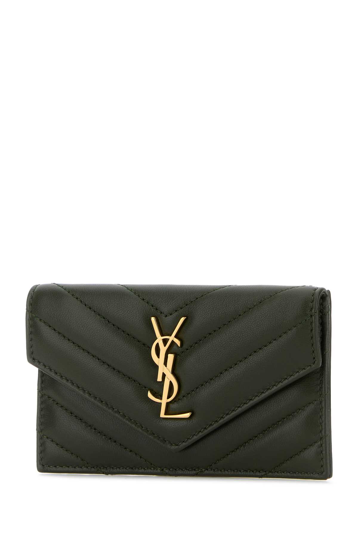 Bottle green Cassandre card holder 612808AAA443189 (Saint Laurent / 財布・カードケース ) | Saint Laurent (サンローラン)(1)