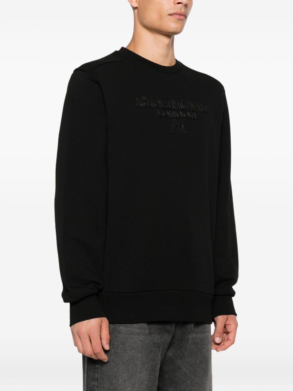 John Richmond Sweaters Black UMA25067FEYUNUSBLK (JOHN RICHMOND / スウェット・フーディー ) | JOHN RICHMOND (ジョン リッチモンド)(1)