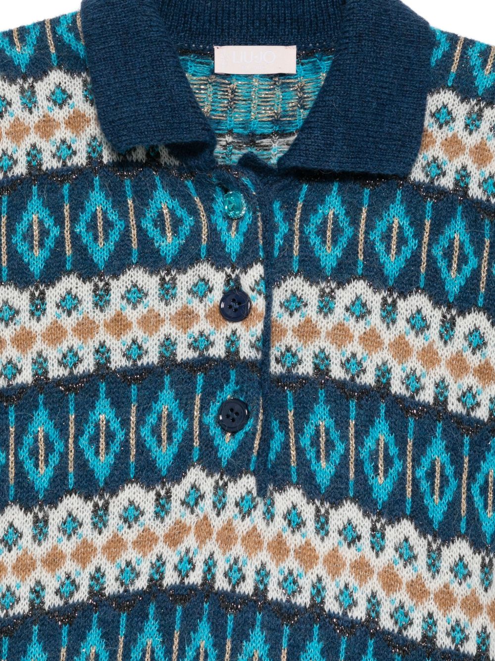 Liu Jo Sweaters Blue MF5239MA58PP9087 (LIU•JO / ニット・セーター・カーディガン ) | LIU•JO (リュー・ジョー)(2)