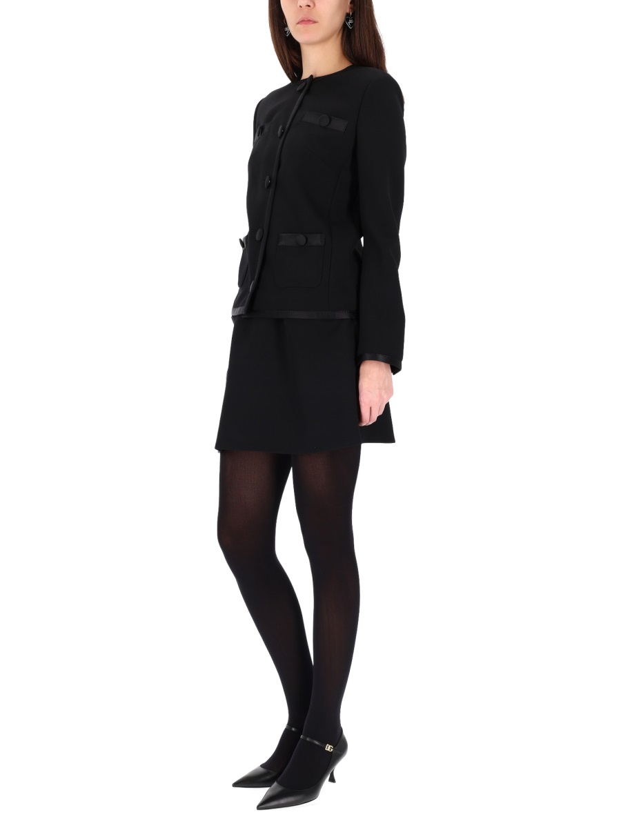 DOUBLE CREPE BASQUE SKIRT F4C4PTFU2L8N0000 (Dolce & Gabbana / スカート ) | Dolce & Gabbana (ドルチェガッバーナ)(1)