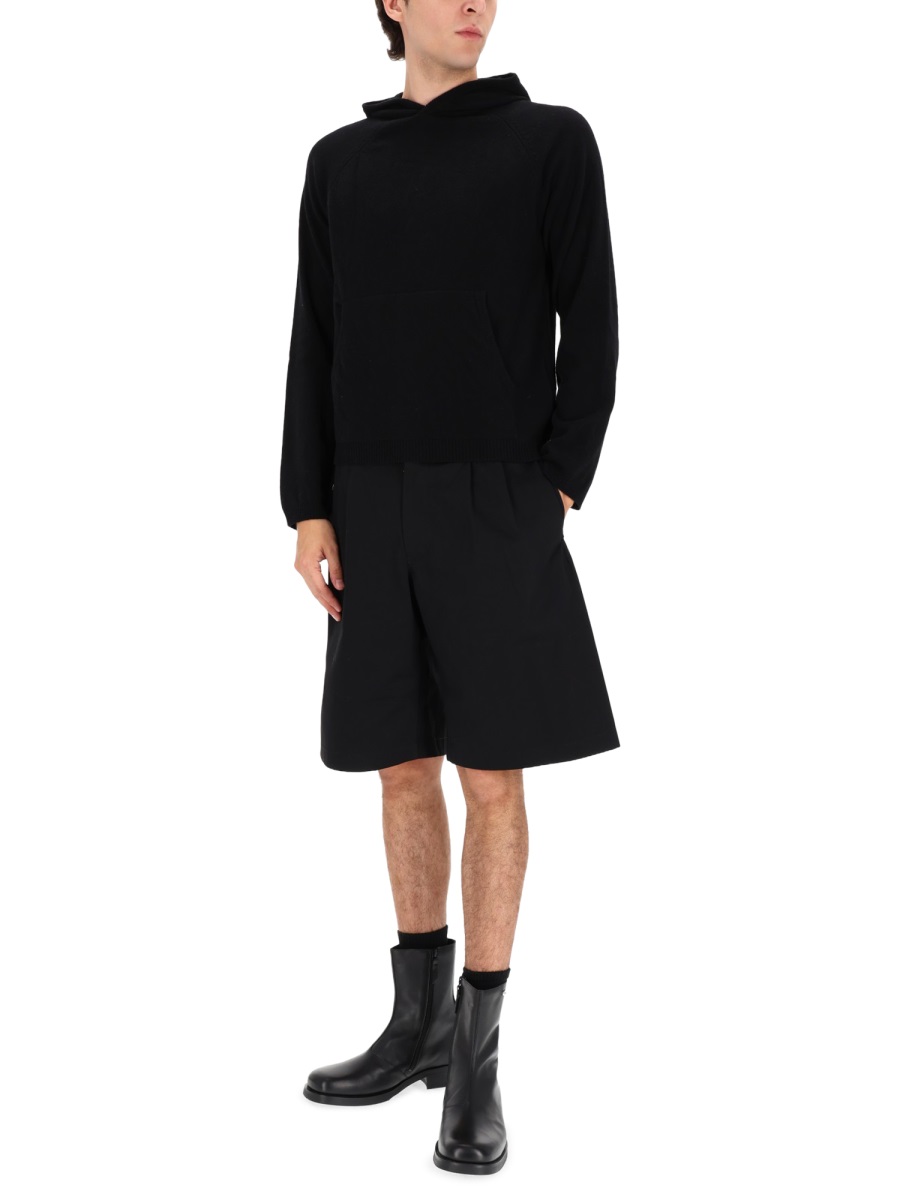 SHORTS "BRIDGE" M4254PTTASTEFULBLACKMEGATWISTTWILL (OUR LEGACY / ショートパンツ ) | OUR LEGACY (アワーレガシー)(1)