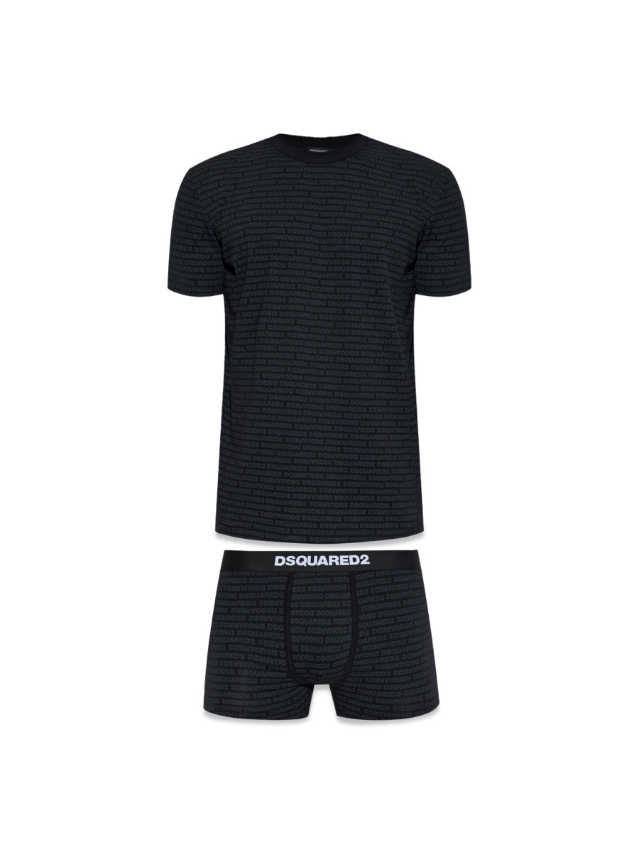 T-SHIRT AND BOXER SET D9H146050001 (Dsquared2 / アンダーウェア ) | Dsquared2 (ディースクエアード)