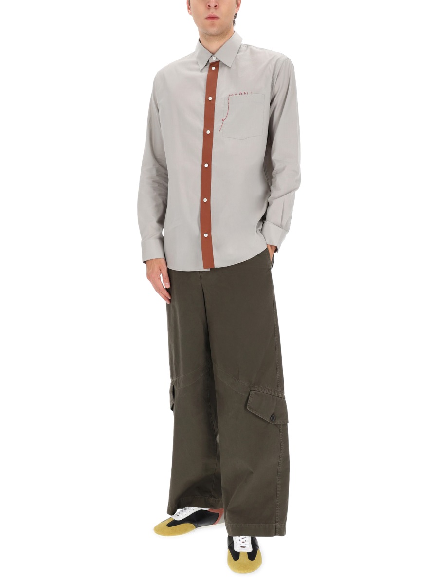 SHIRT WITH EMBROIDERED LOGO CUMU0364QSUTC19300N13 (Marni / シャツ・ブラウス ) | Marni (マルニ)(1)