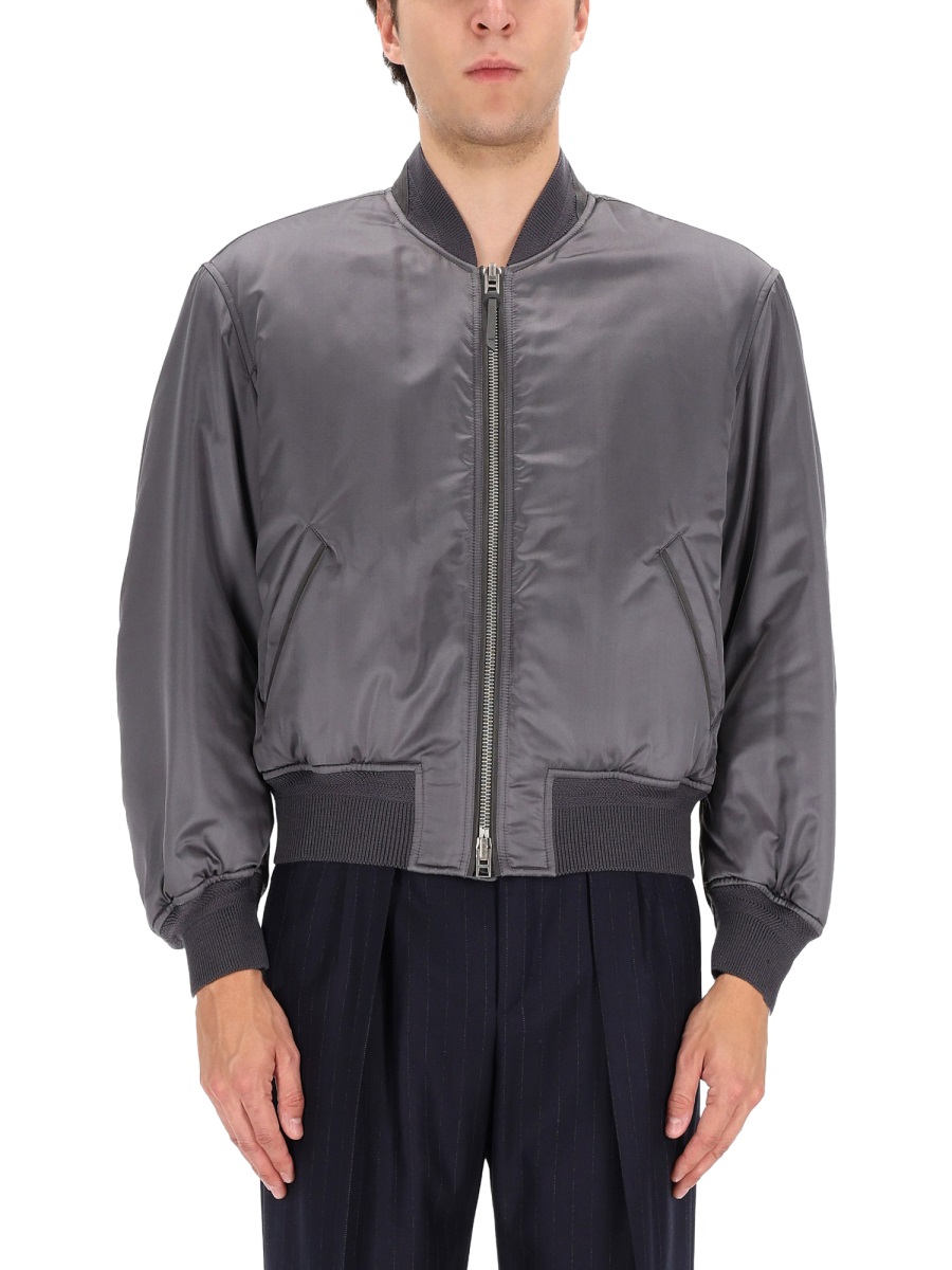 SILK BOMBER JACKET OBB010FMS071ZIGH8 (TOM FORD / カジュアルジャケット ) | TOM FORD (トムフォード)(2)