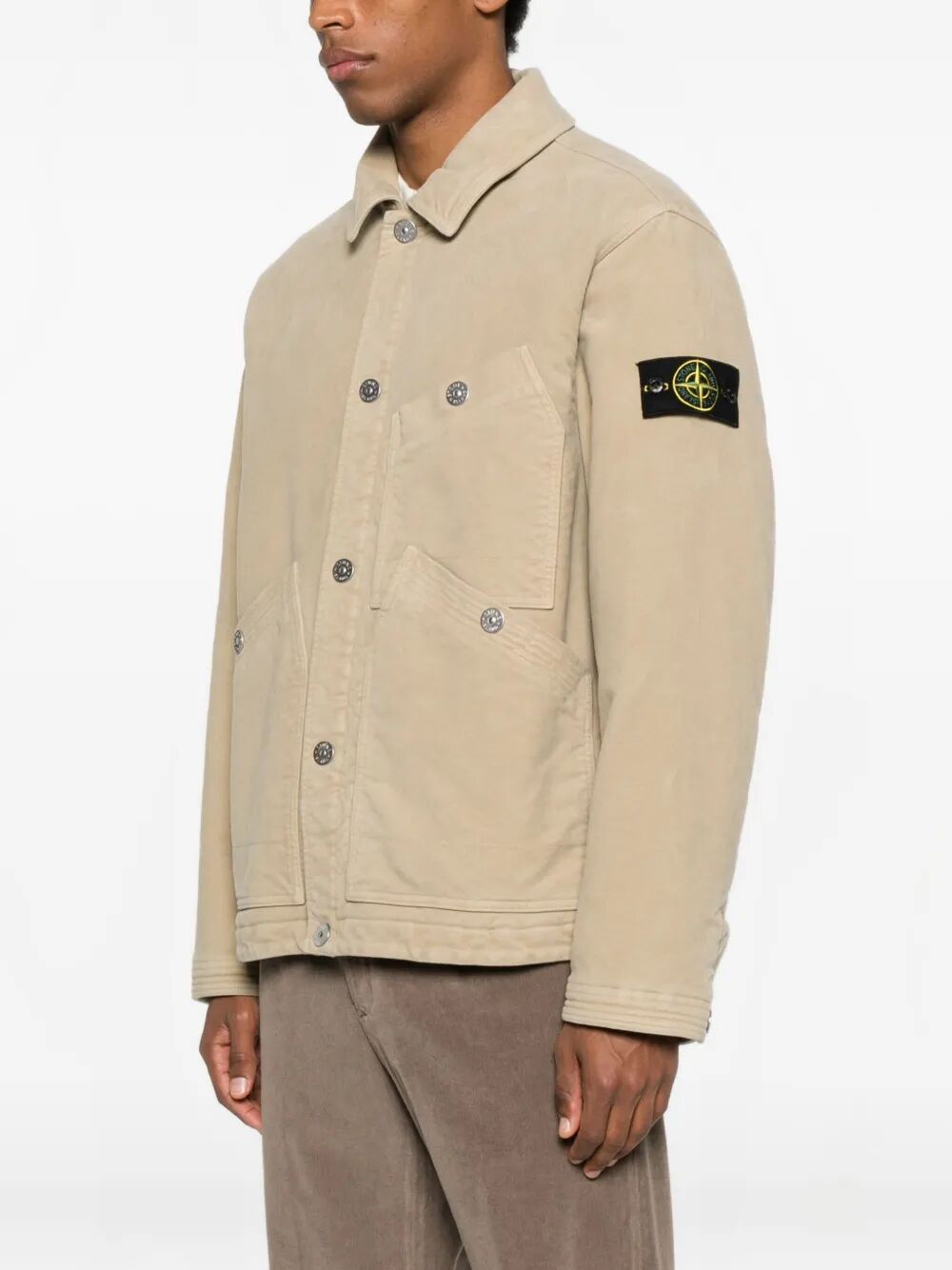 COTTON JACKET WITH MULTIPLE POCKETS K2S154100055S0228V009A (STONE ISLAND / カジュアルジャケット ) | STONE ISLAND (ストーンアイランド)(3)