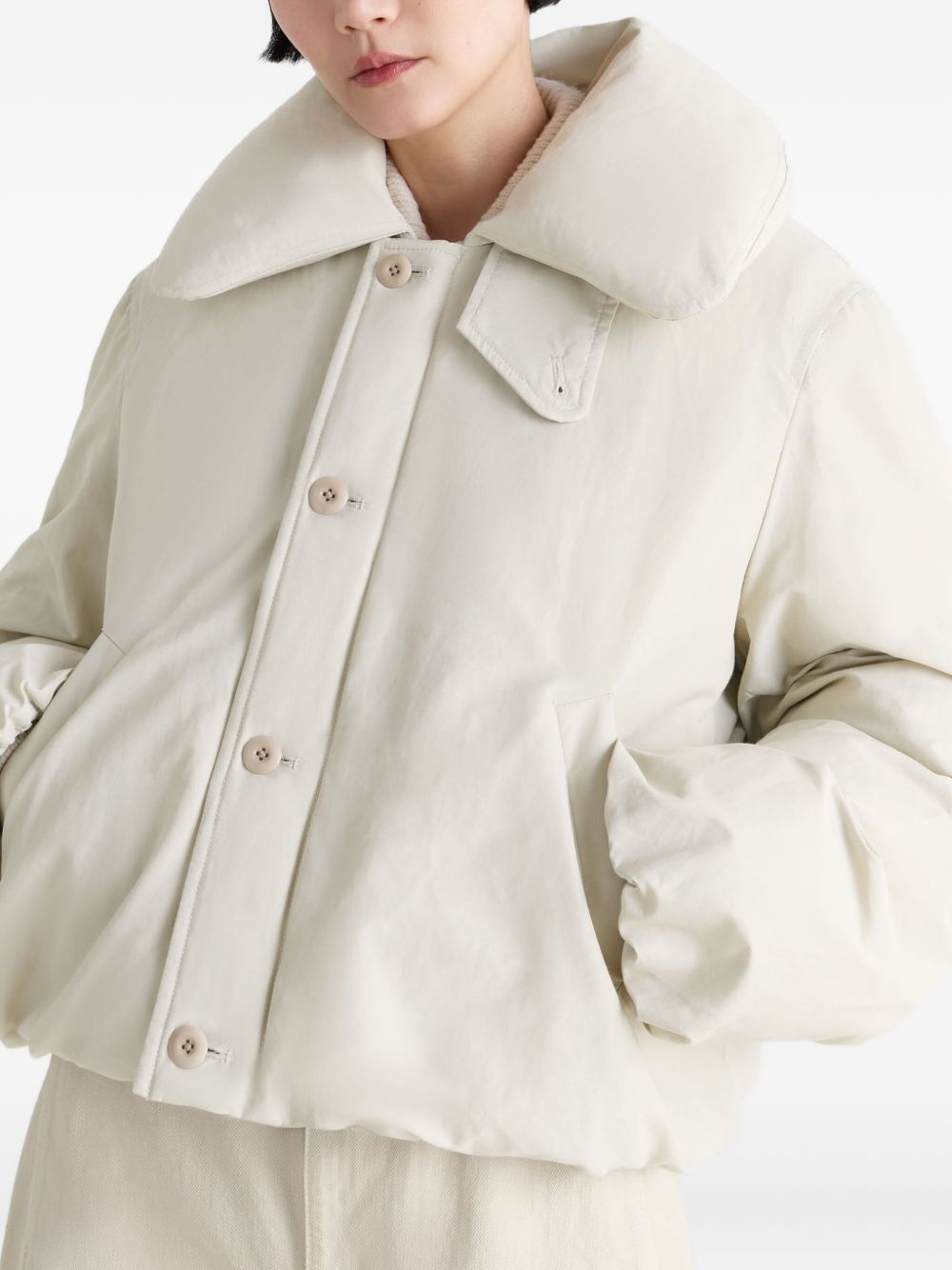 LEMAIRE Coats White OW1151LF1019050 (LEMAIRE / ダウンジャケット・コート ) | LEMAIRE (ルメール)(4)