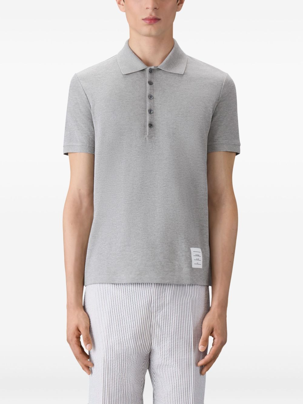 Thom Browne T-shirts and Polos Light Grey MJP110P00050055 (Thom Browne / ポロシャツ ) | Thom Browne (トム・ブラウン)(1)