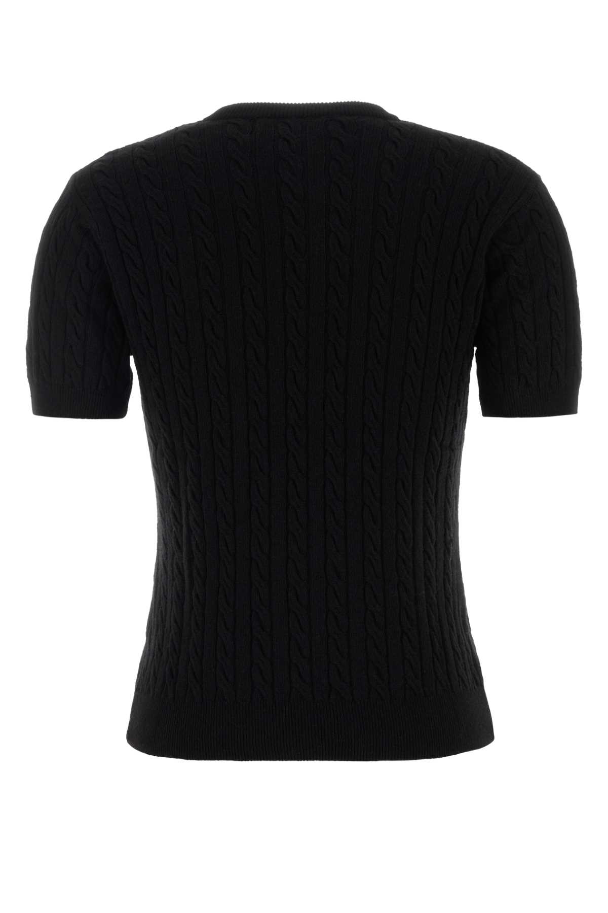 Black wool blend Rina sweater RINAJUMPERBLACK (gimaguas / ニット・セーター・カーディガン ) | gimaguas (ギマガス)(1)