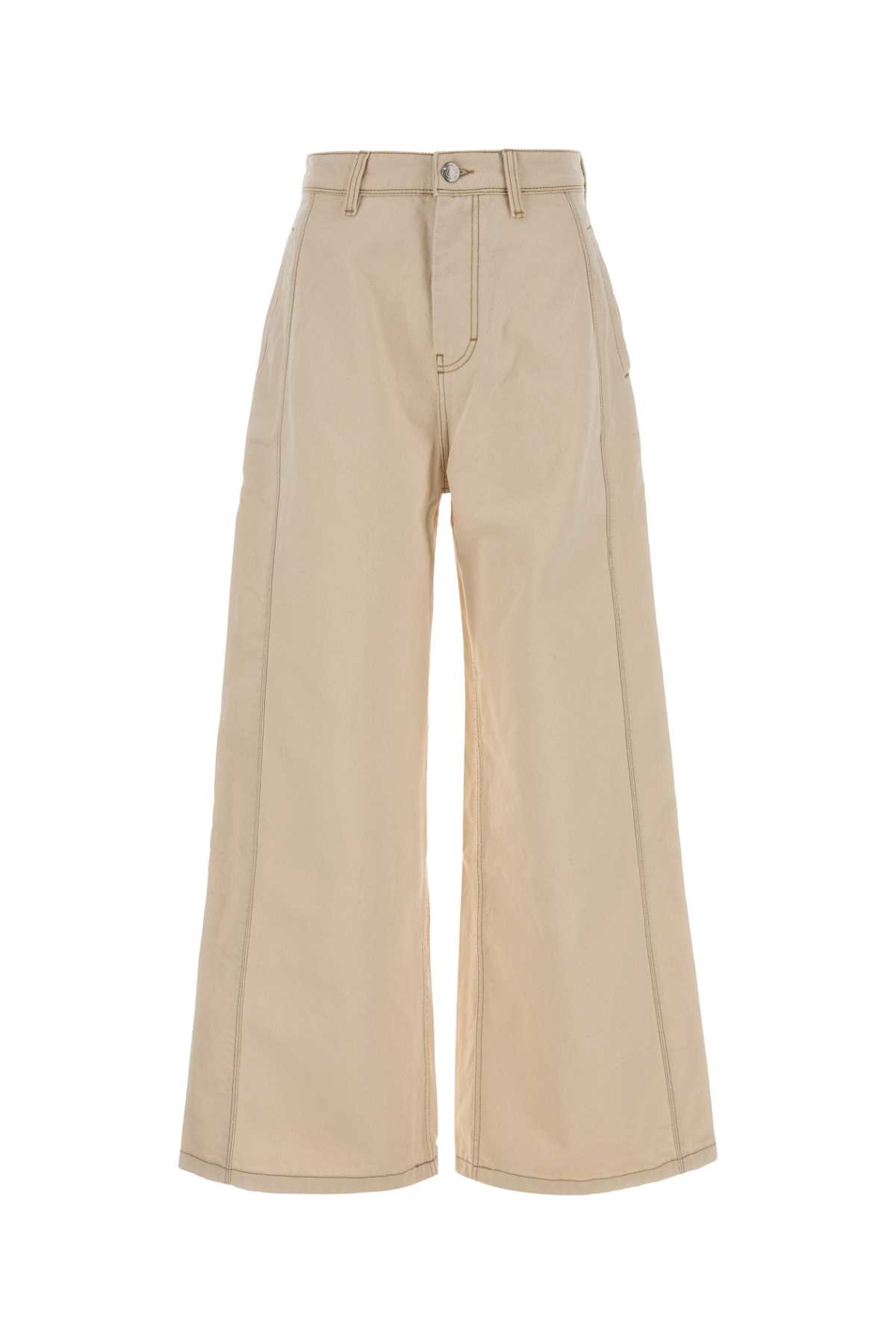 Sand denim wide-leg jeans H25FTR822DE0106150H25 (AMI Paris / ジーンズ ) | AMI Paris (アミパリス)