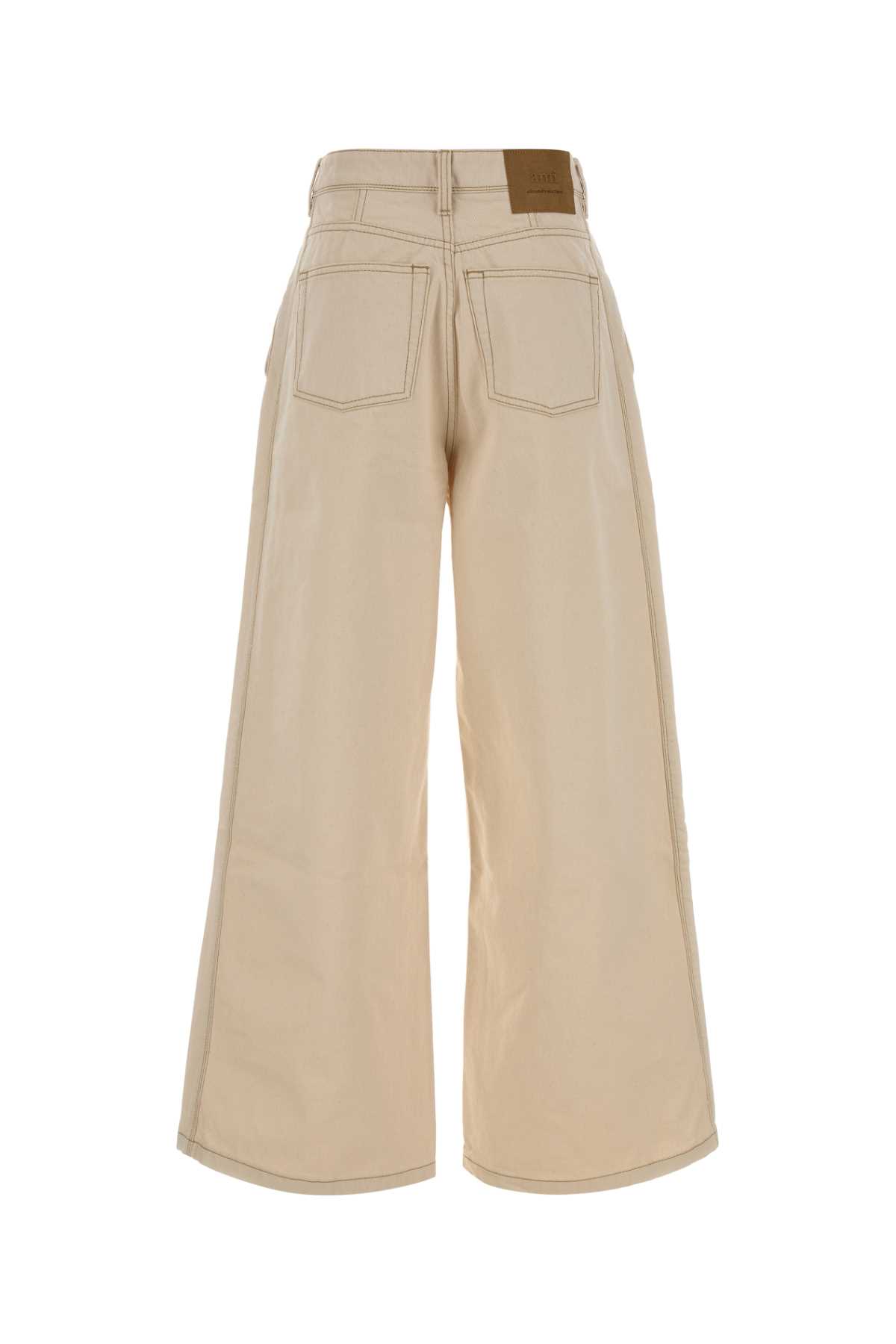 Sand denim wide-leg jeans H25FTR822DE0106150H25 (AMI Paris / ジーンズ ) | AMI Paris (アミパリス)(1)