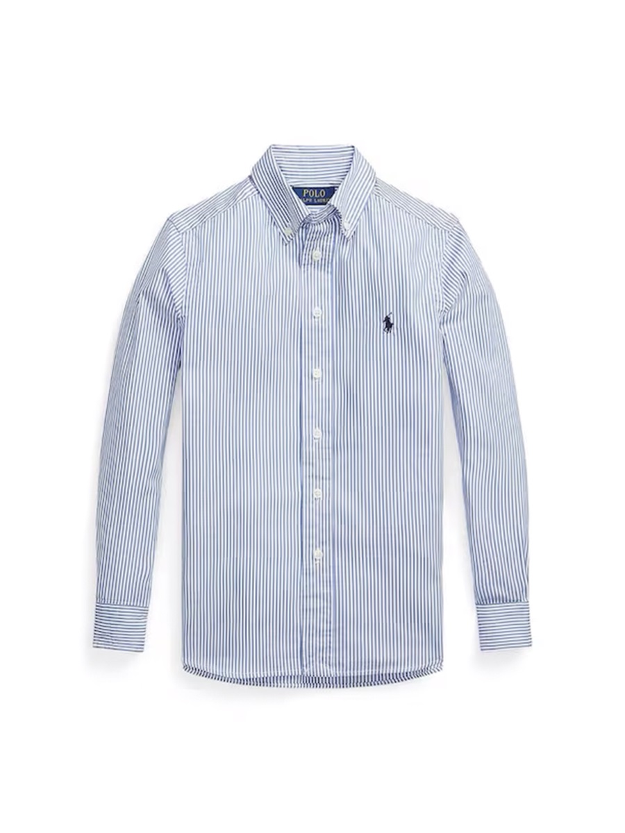 SHIRT 323819240K001BLUEWHITE (Polo Ralph Lauren / シャツ・ブラウス ) | Polo Ralph Lauren (ポロ ラルフ ローレン)