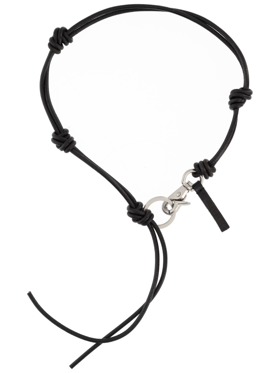 LEATHER KEYCHAIN A4258UBBLACKLEATHER (OUR LEGACY / キーリング・キーケース ) | OUR LEGACY (アワーレガシー)