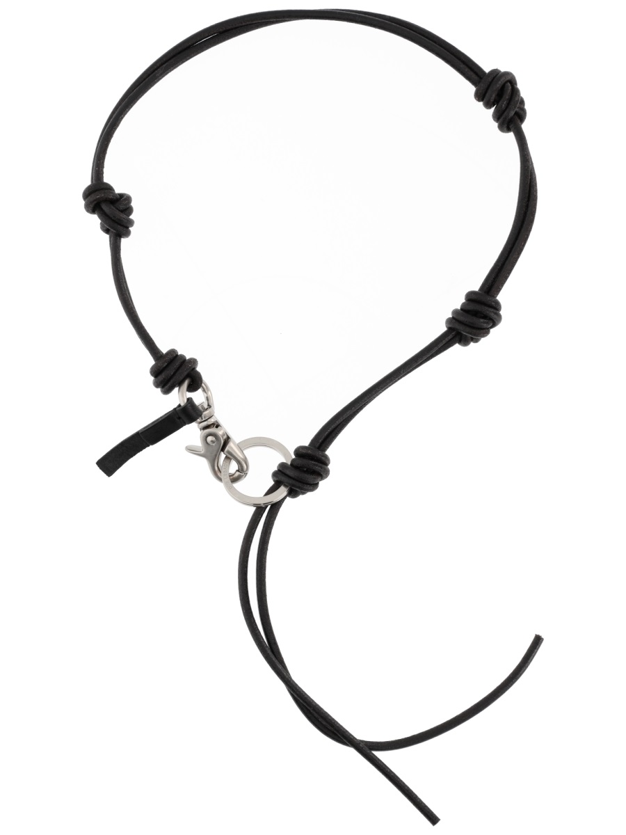 LEATHER KEYCHAIN A4258UBBLACKLEATHER (OUR LEGACY / キーリング・キーケース ) | OUR LEGACY (アワーレガシー)(1)