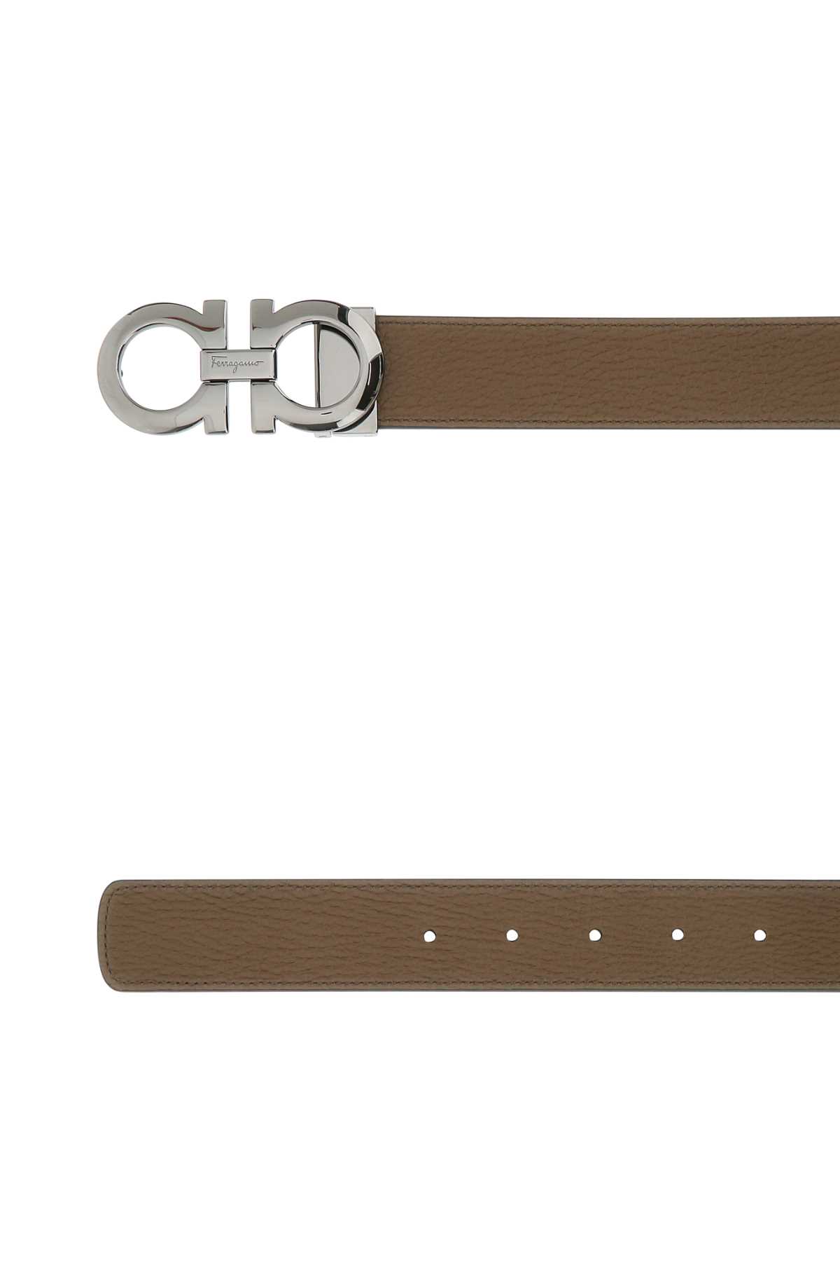 Brown leather reversible belt 675542705614BROWN (FERRAGAMO / ベルト・サスペンダー ) | FERRAGAMO (フェラガモ)(1)