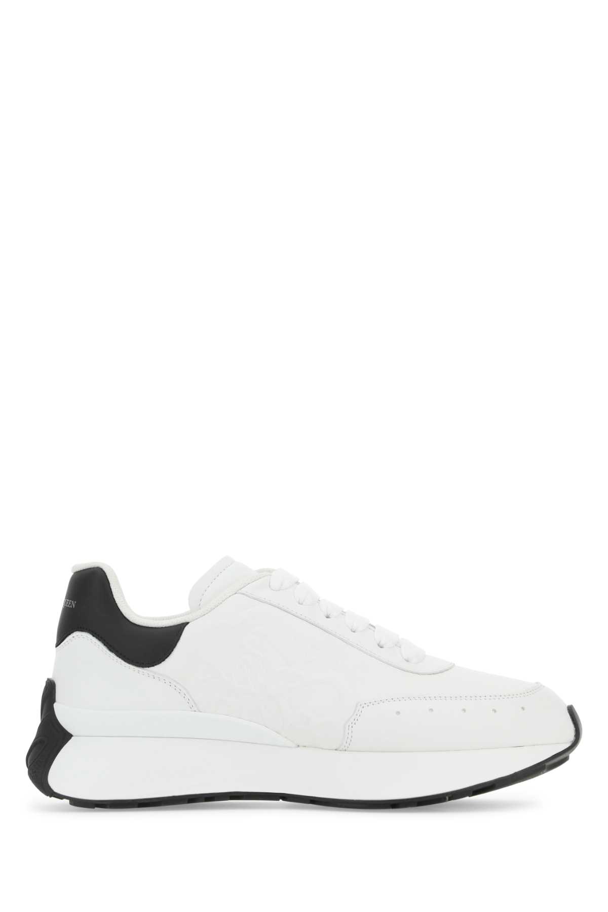 White leather Sprint Runner sneakers 687995WIDN59061 (Alexander McQUEEN / スニーカー ) | Alexander McQUEEN (アレキサンダー・マックイーン)