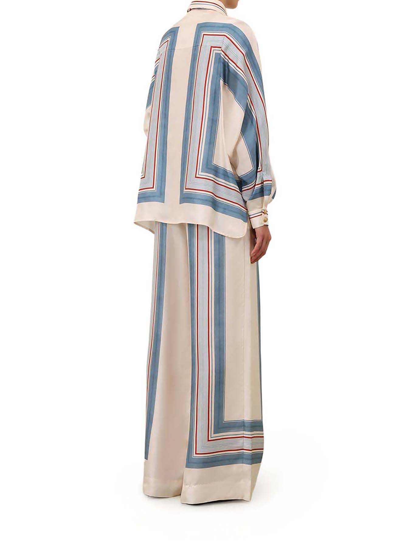 WIDE-WAISTED SILK TROUSERS 4021PC26RTIKSTR (ZIMMERMANN / パンツ ) | ZIMMERMANN (ジマーマン)(2)