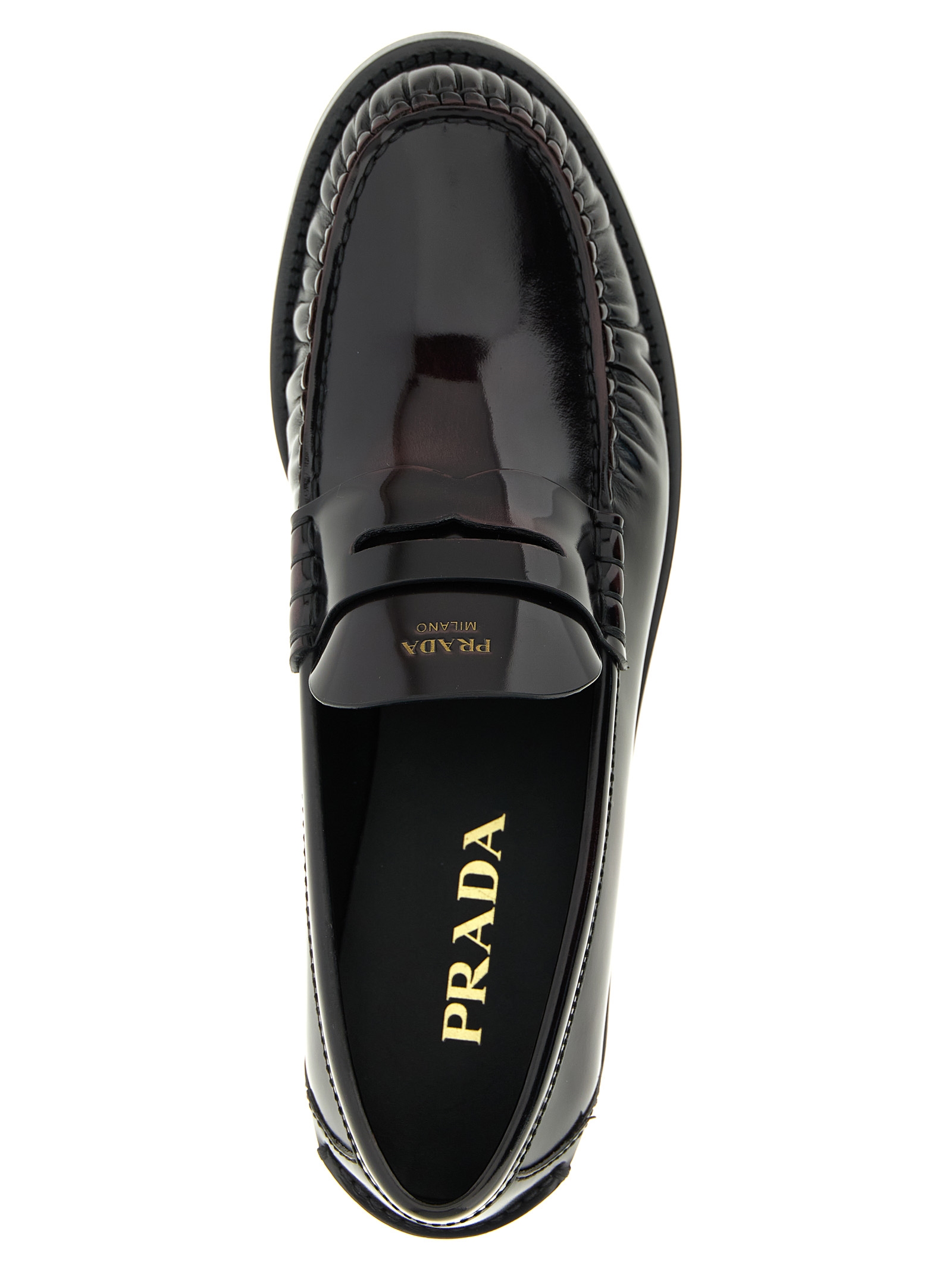 Brushed leather loafers 1D199OF020P39F0397 (Prada / ローファー ) | Prada (プラダ)(3)
