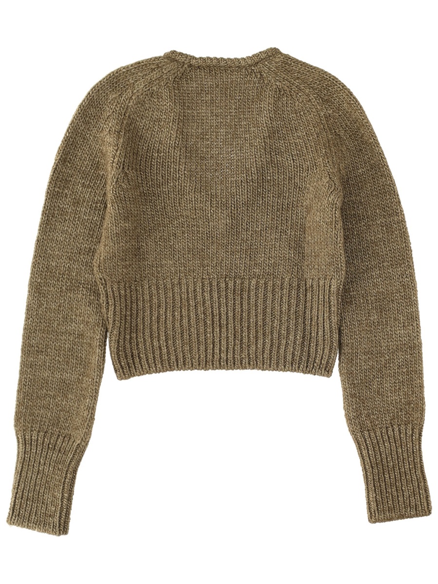 V-NECK SWEATER W4253SFFLUSHGREENRUSTICWOOLSILK (OUR LEGACY / ニット・セーター・カーディガン ) | OUR LEGACY (アワーレガシー)(1)