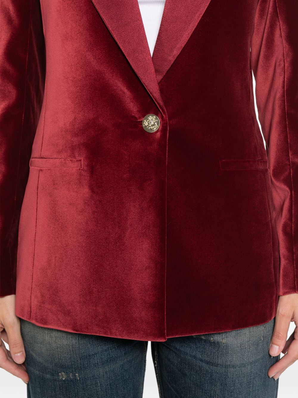 Alice + Olivia Jackets Bordeaux CC510B69222I606 (alice + olivia / ブレザー・ジャケット ) | alice + olivia (アリス アンド オリビア)(1)