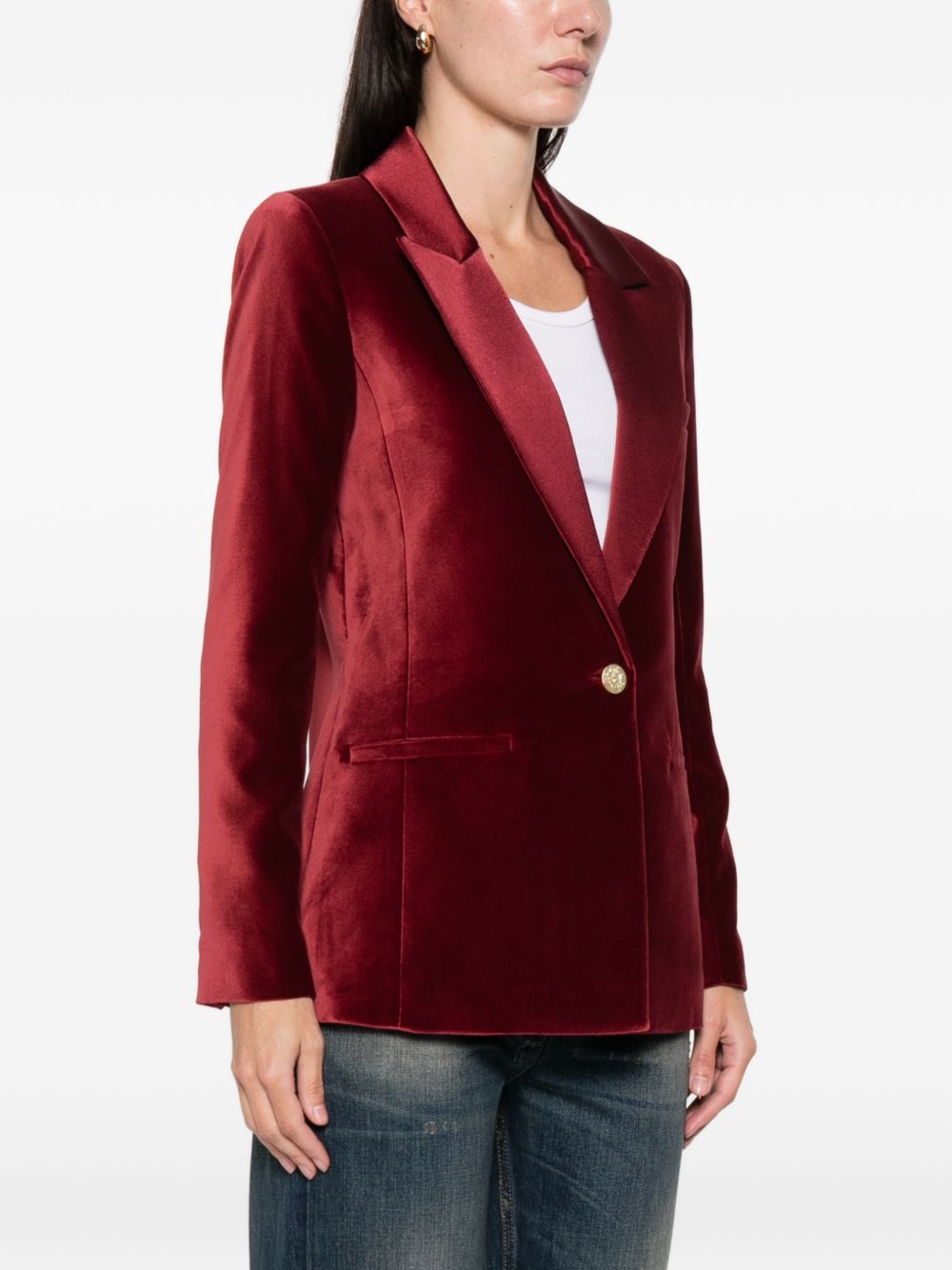 Alice + Olivia Jackets Bordeaux CC510B69222I606 (alice + olivia / ブレザー・ジャケット ) | alice + olivia (アリス アンド オリビア)(4)