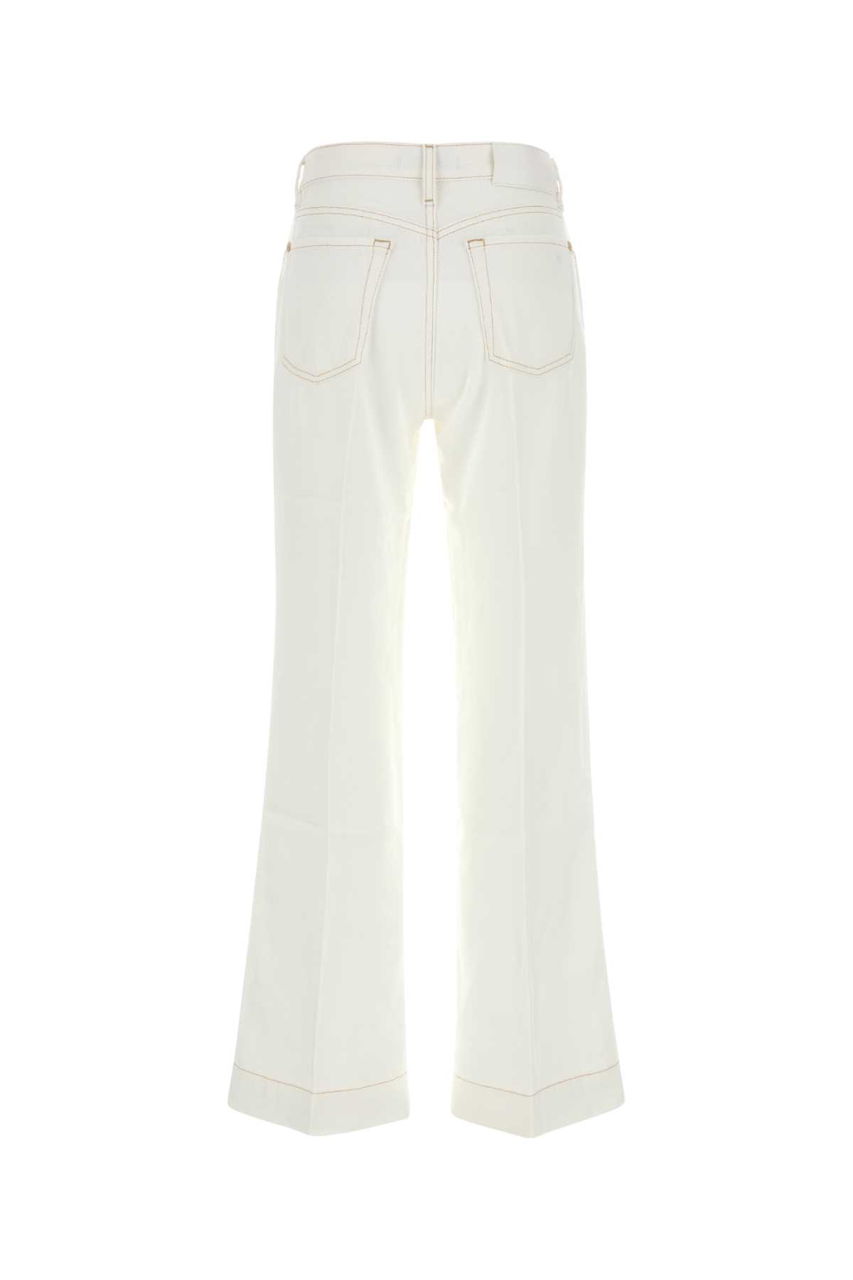 White lyocell Modern Dojo pant JSDEC850BCWHITE (7 for all mankind / パンツ ) | 7 for all mankind (セブンフォーオールマンカインド)(1)