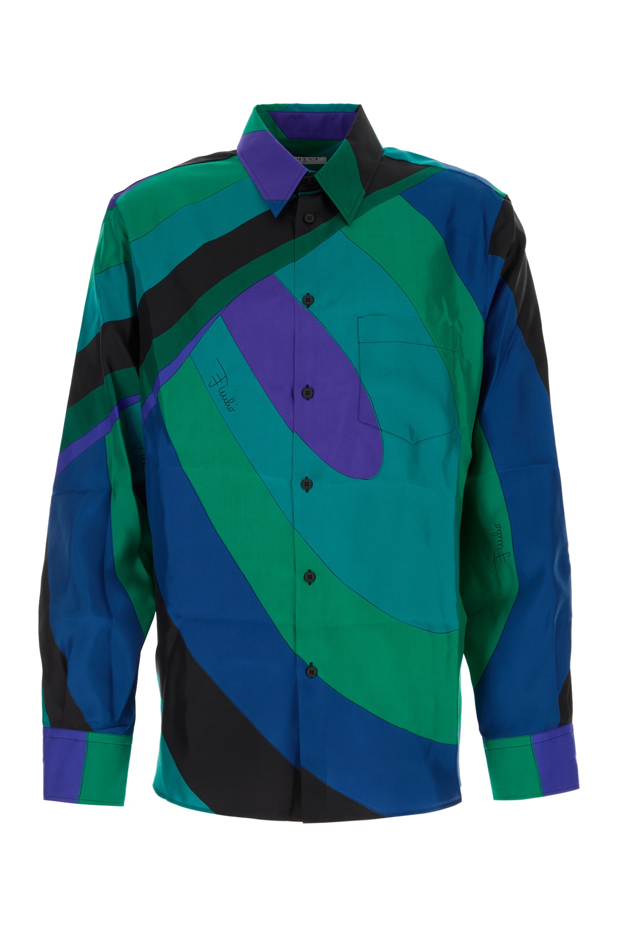 CAMICIA UOMO - SILK TWILL 5HRJ955H851051 (Emilio Pucci / シャツ・ブラウス ) | Emilio Pucci (エミリオプッチ)